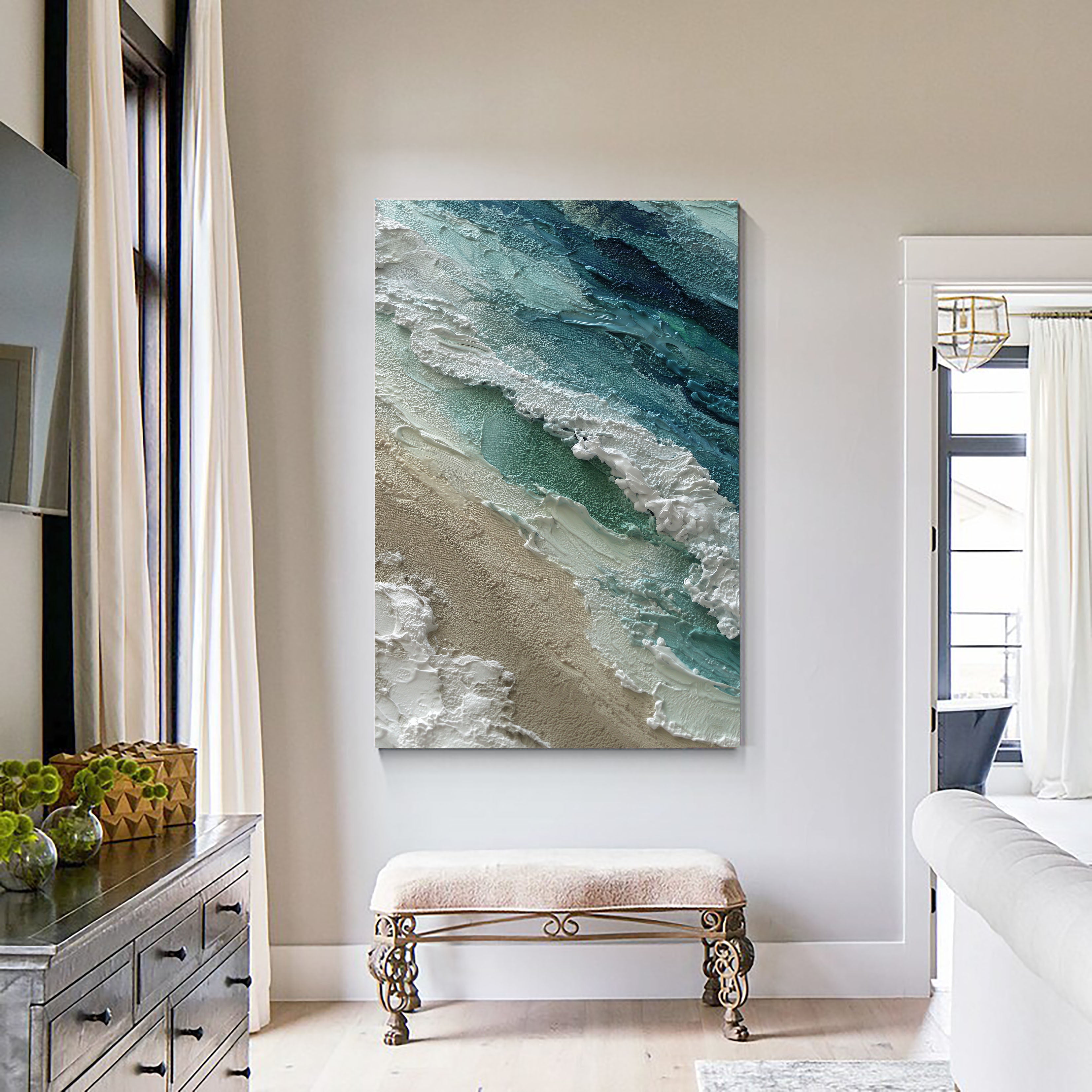 Textured Coastal Surf | Beach Foam