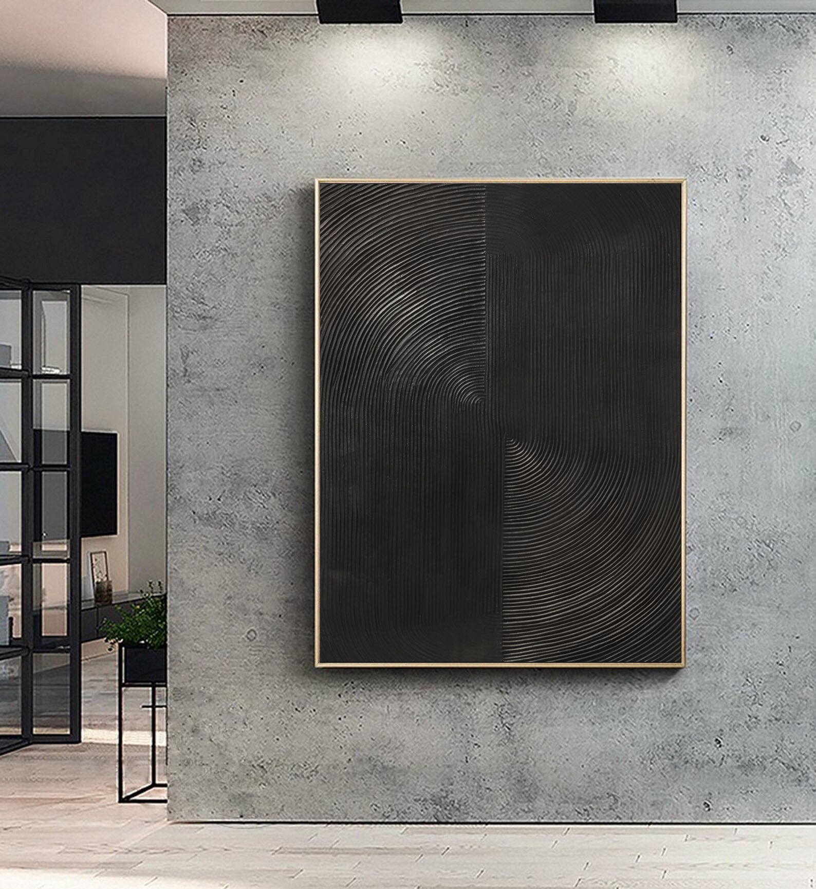 Textured Black Rhythm | Minimalist Wave