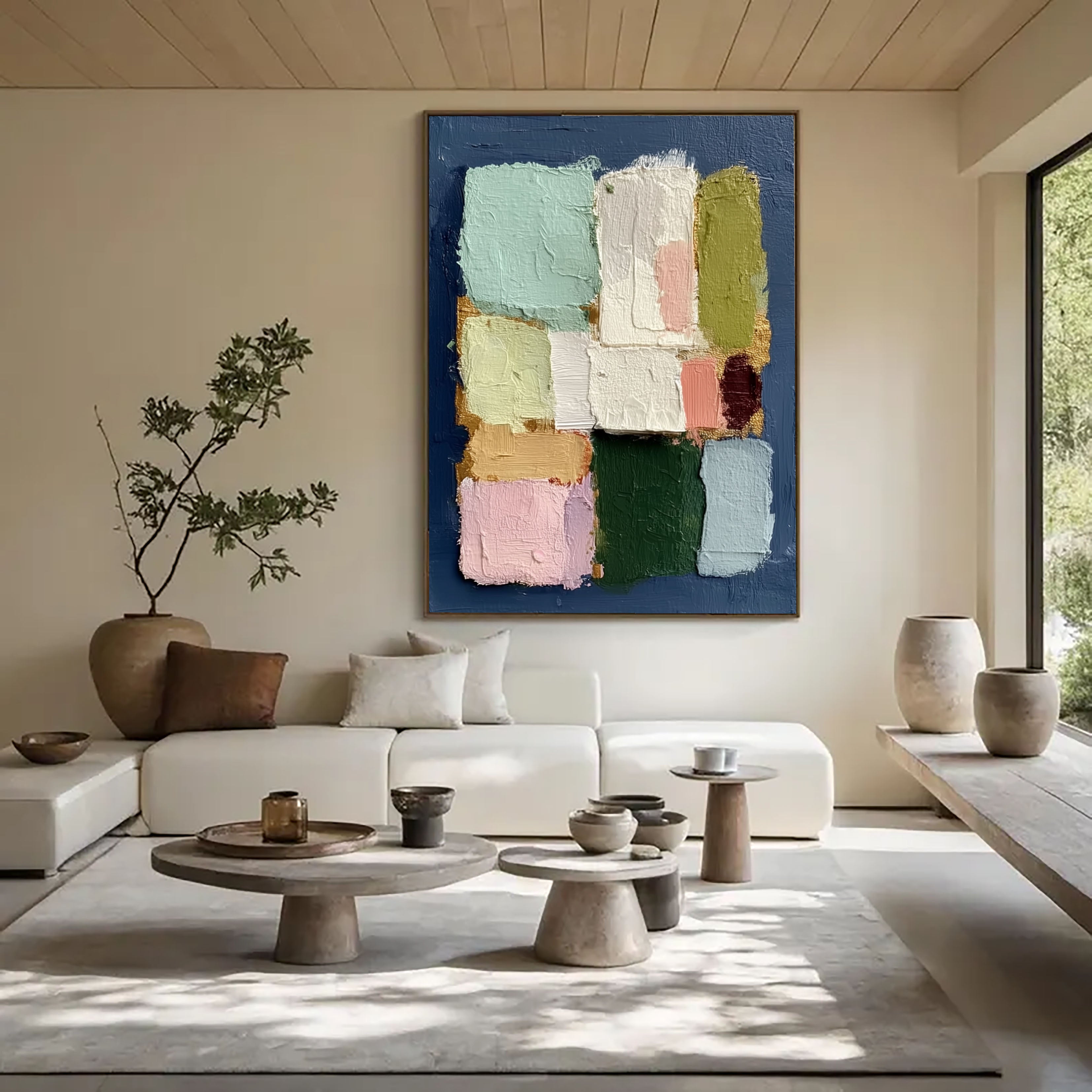 Pastellblock-Harmonie | Sanfte Geometrie