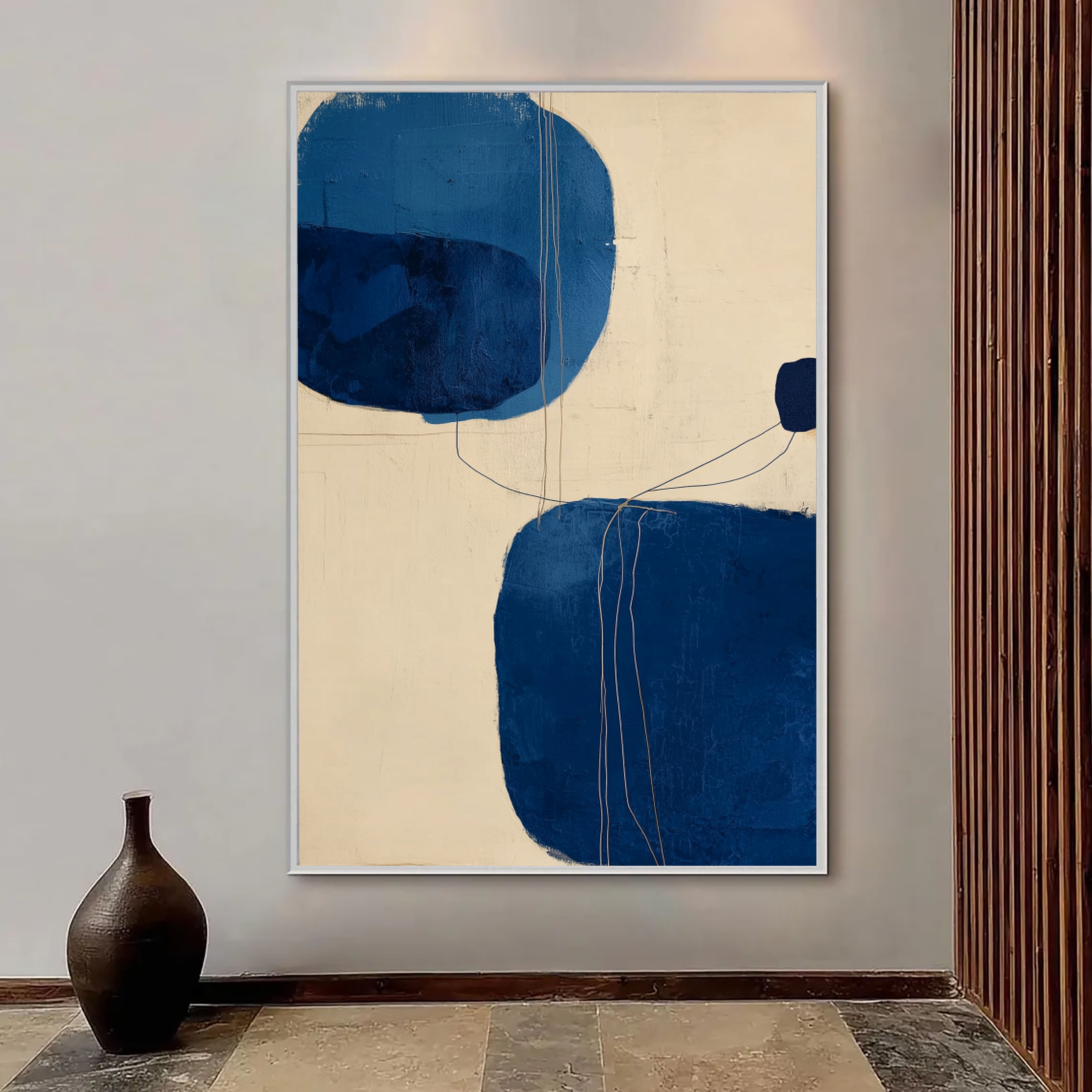Gelassenes Blaues Treiben | Minimaler Fluss