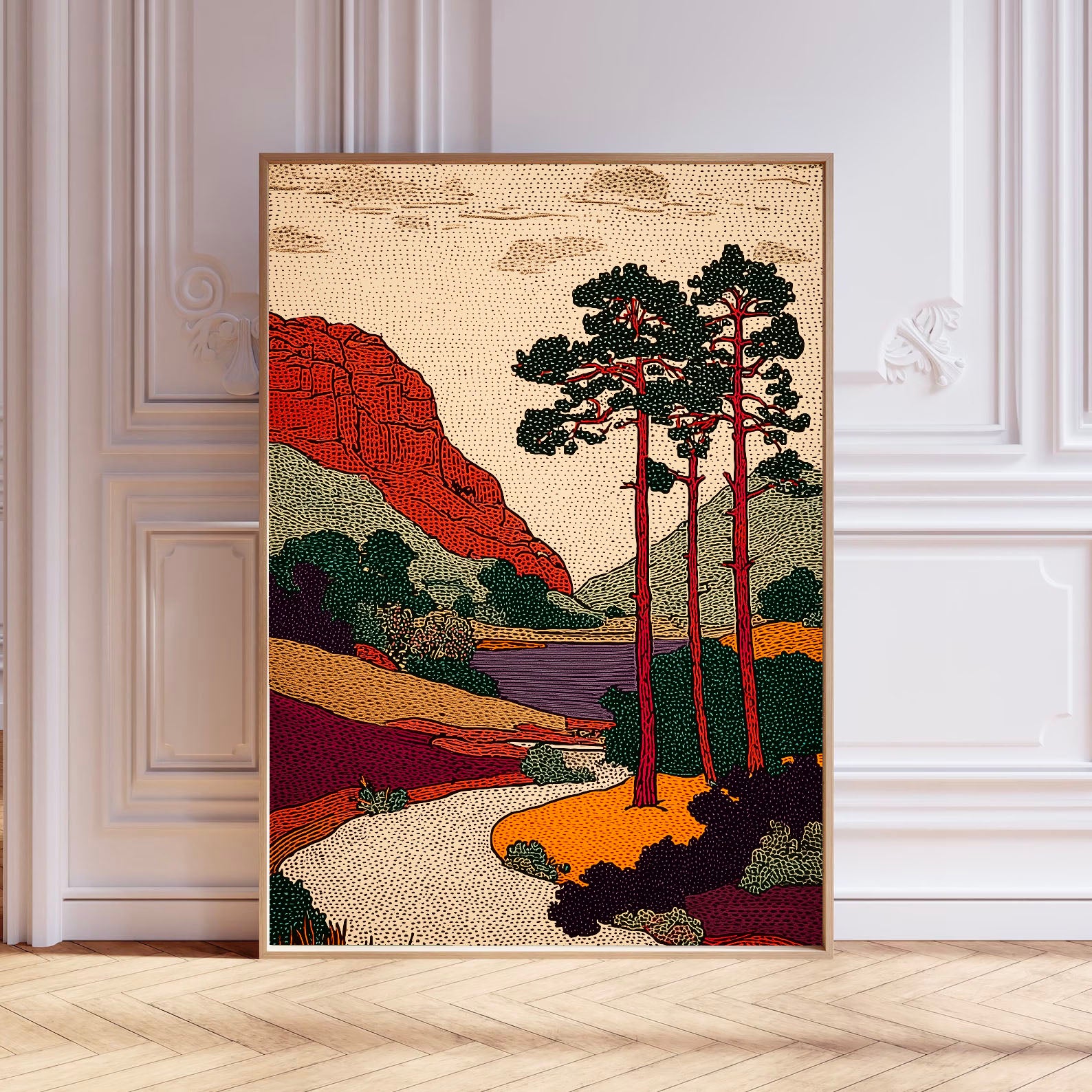 Textured Rocky Serenity | Pine Waters