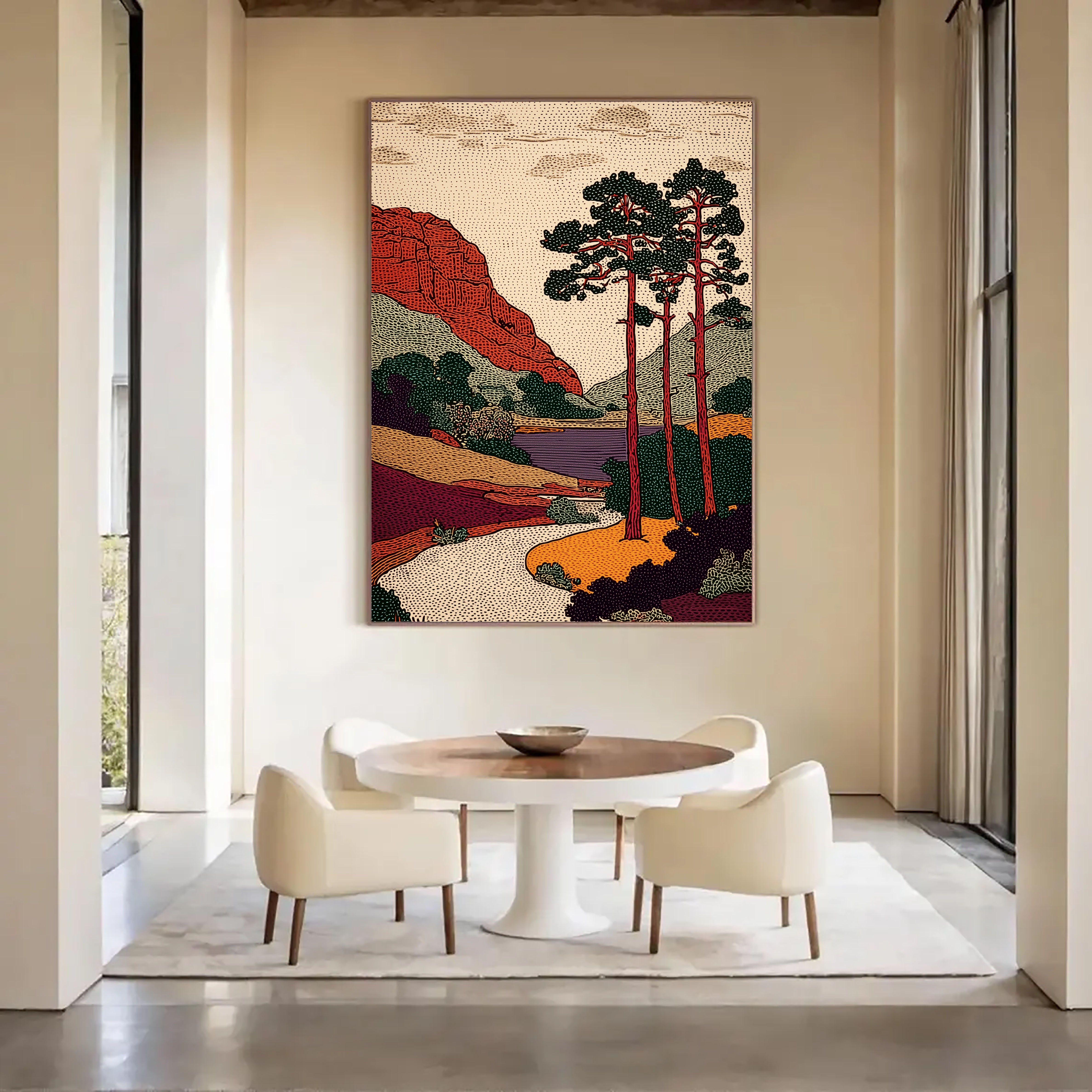 Textured Rocky Serenity | Pine Waters