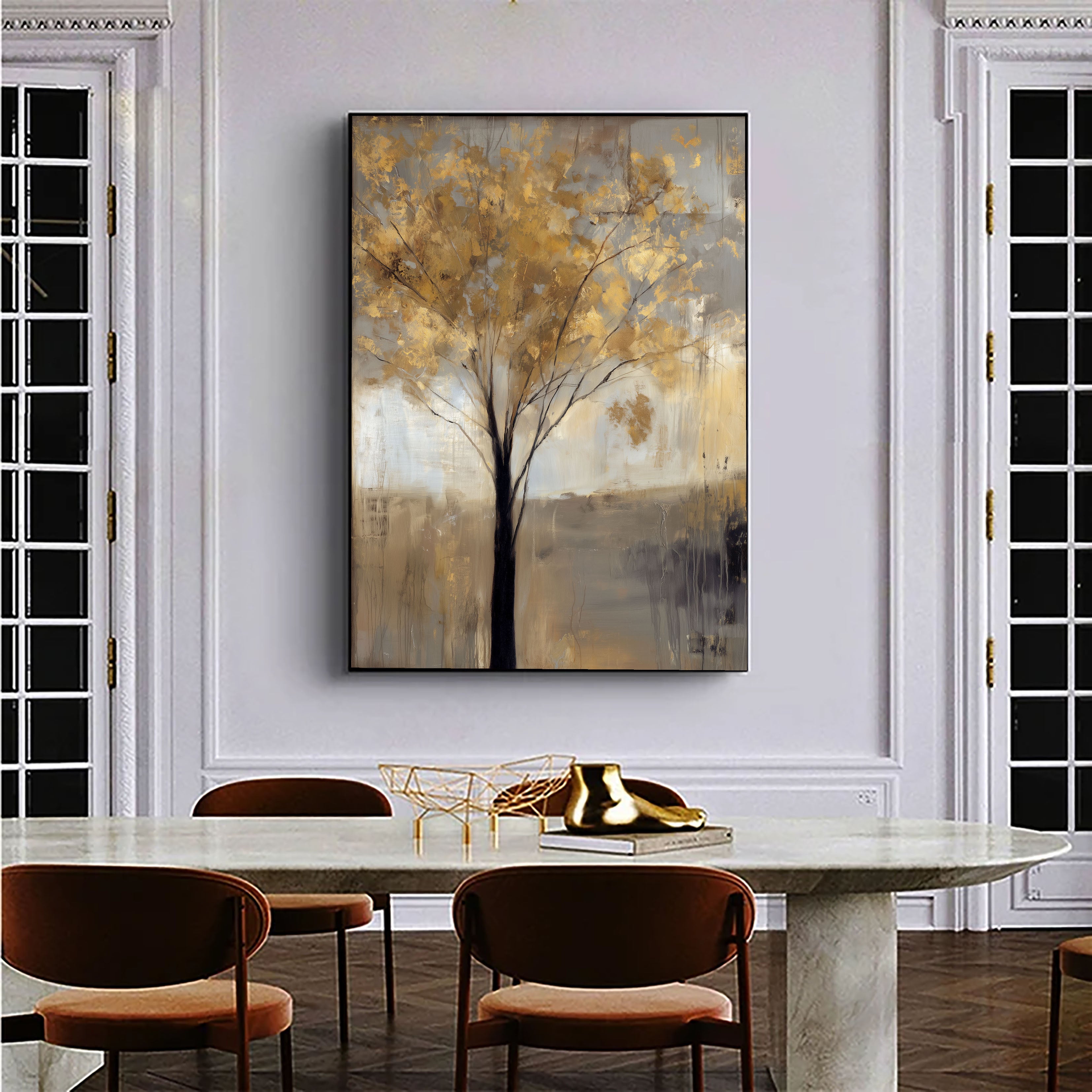 Textured Gilded Canopy | Golden Breeze