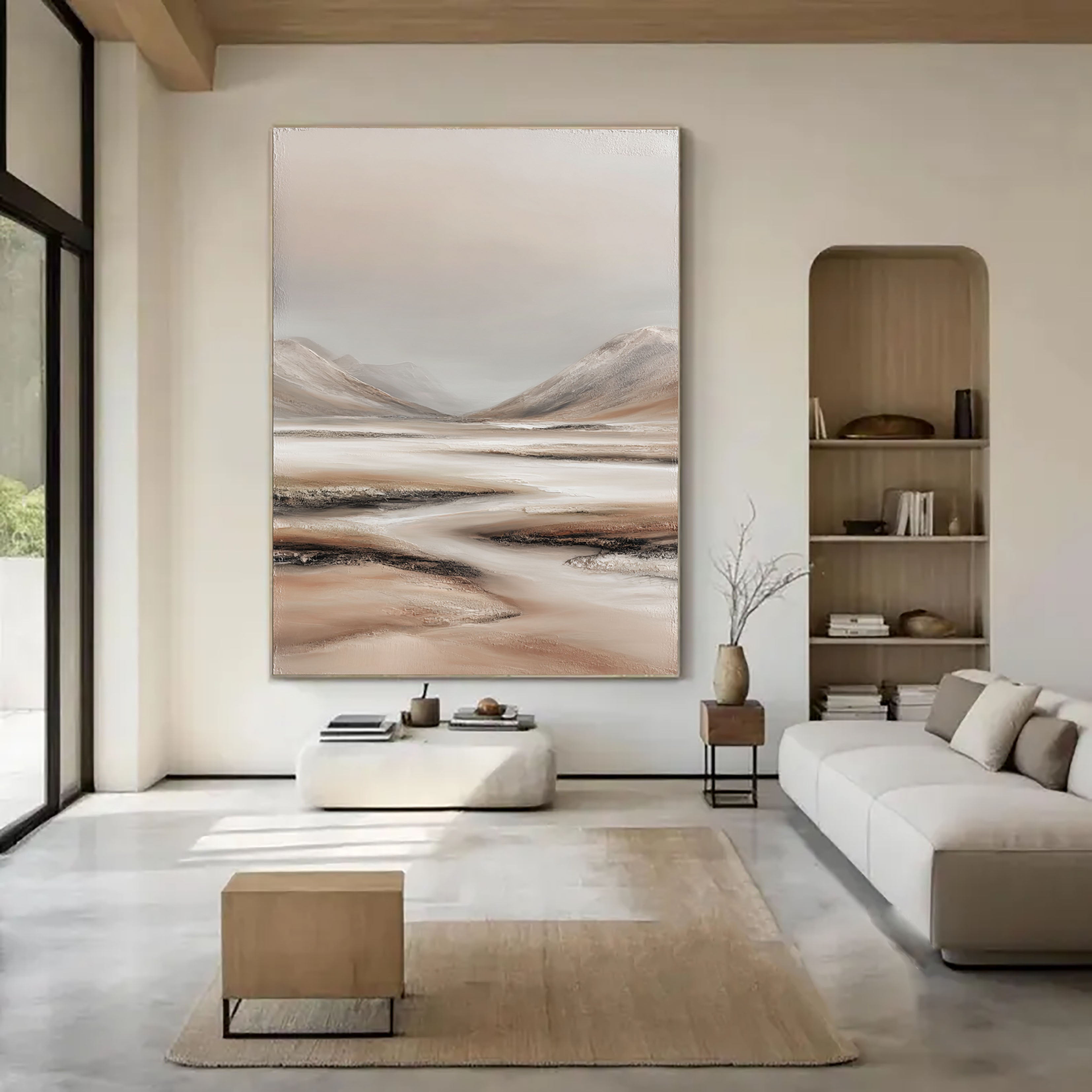 Textured Hazy Vistas | Earth Tones