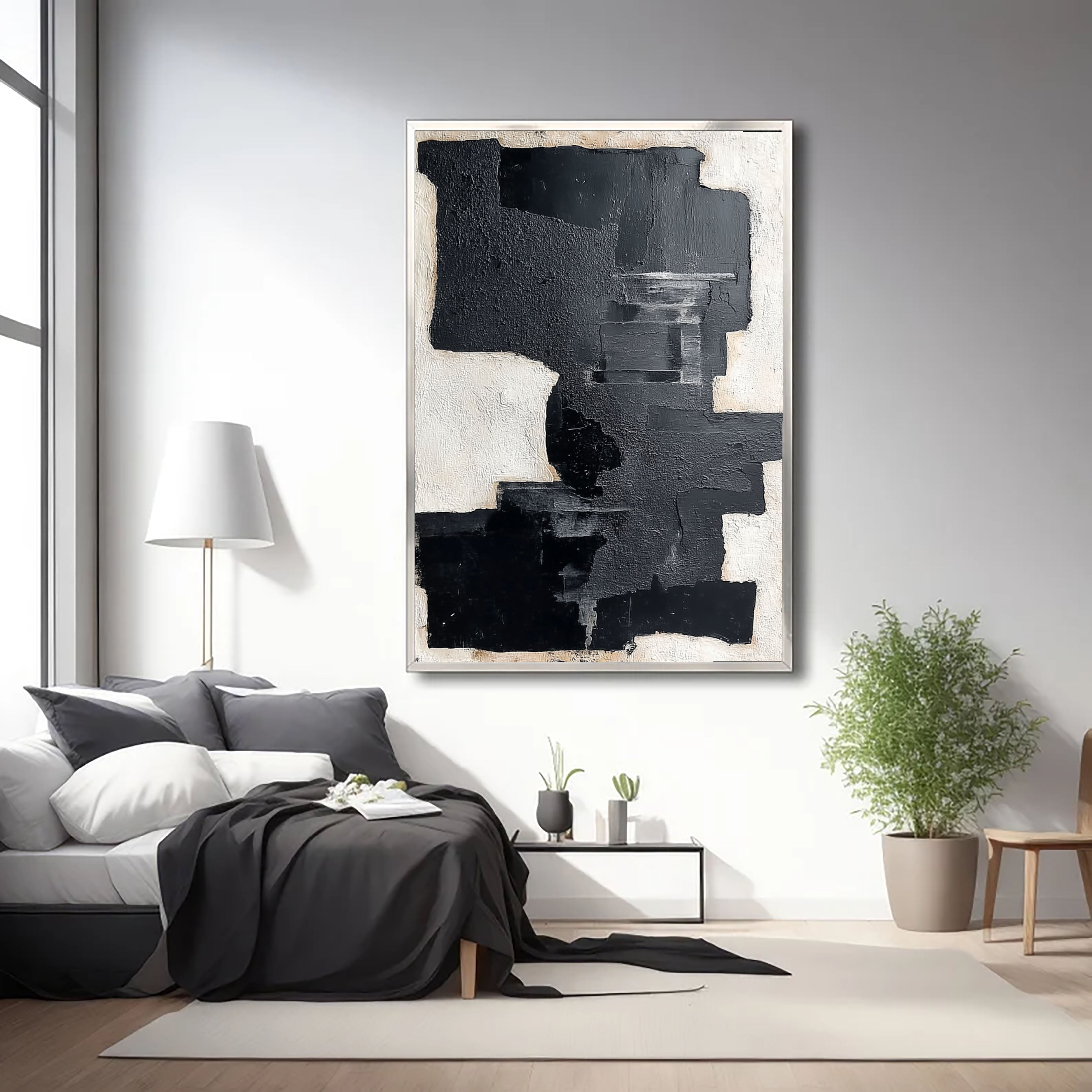 Kühne Monochromschichten | Schwarzer Kontrast