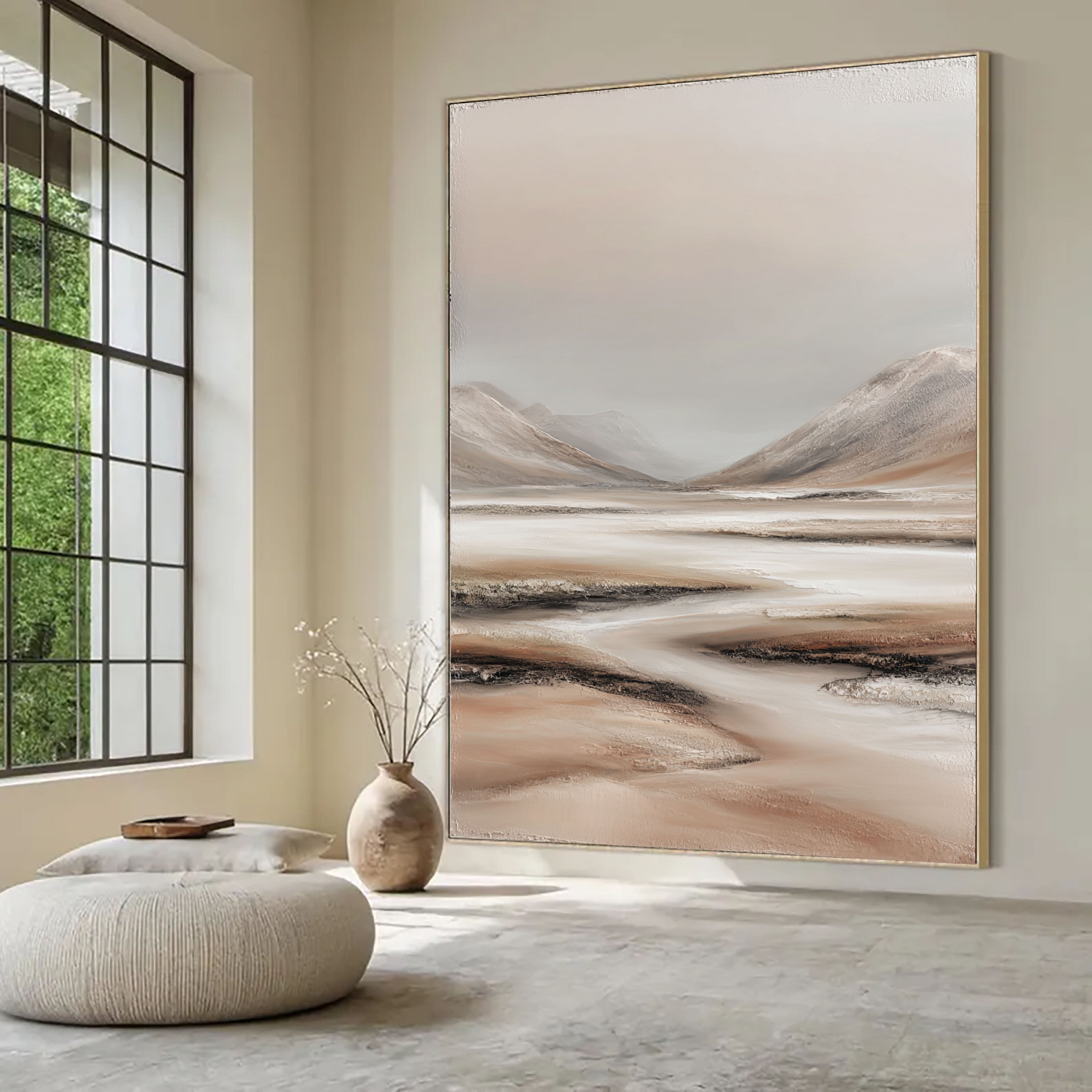 Textured Hazy Vistas | Earth Tones