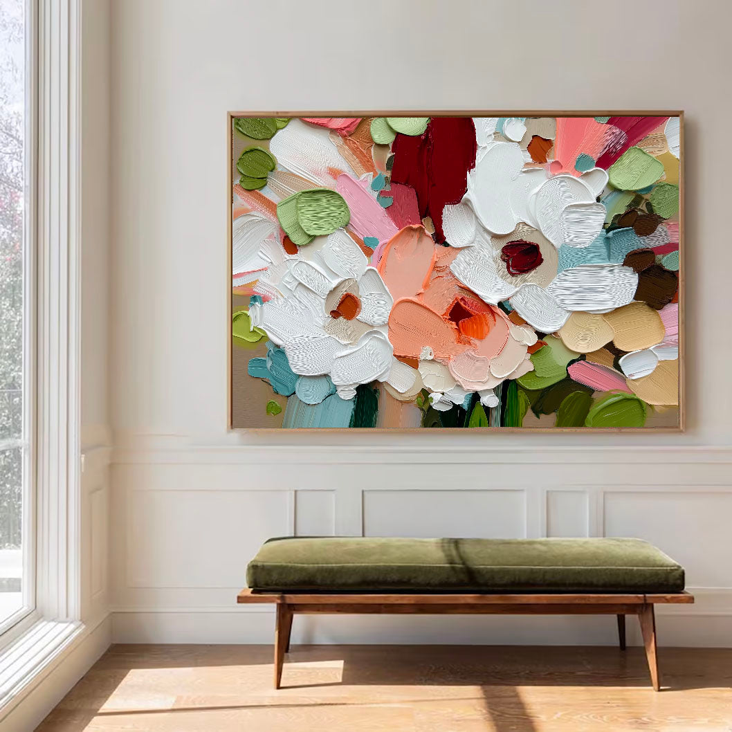 Impasto Petal Radiance | Garden Glow