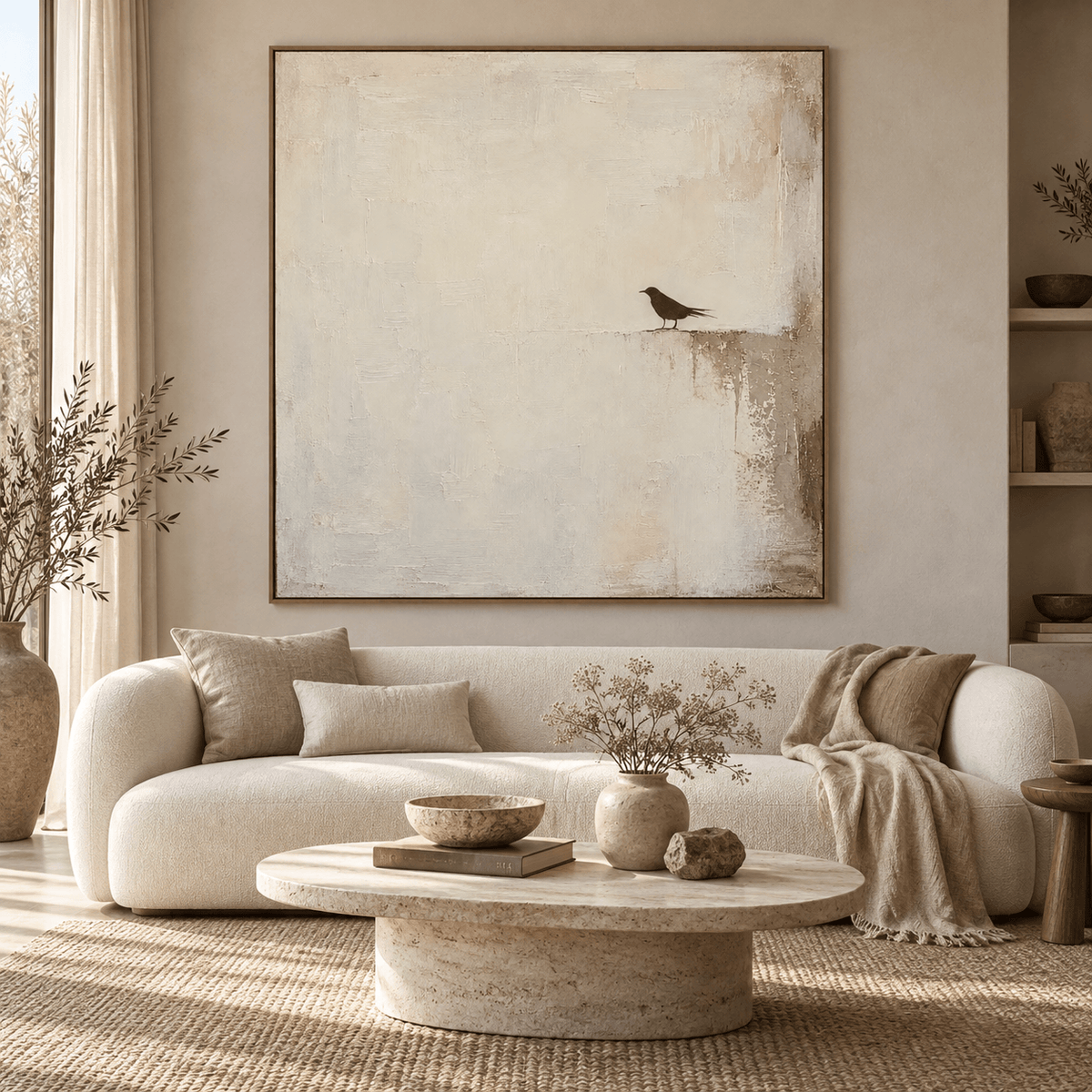 Impressionist Art | Quiet Bird Perch