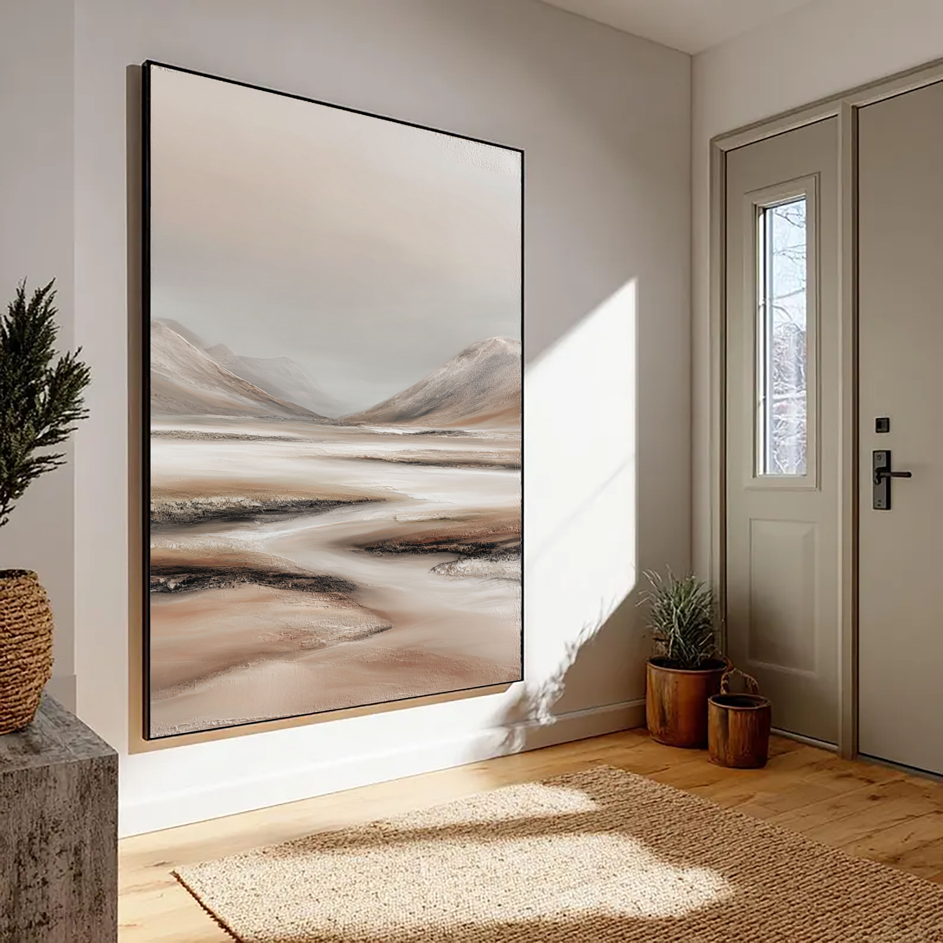 Textured Hazy Vistas | Earth Tones