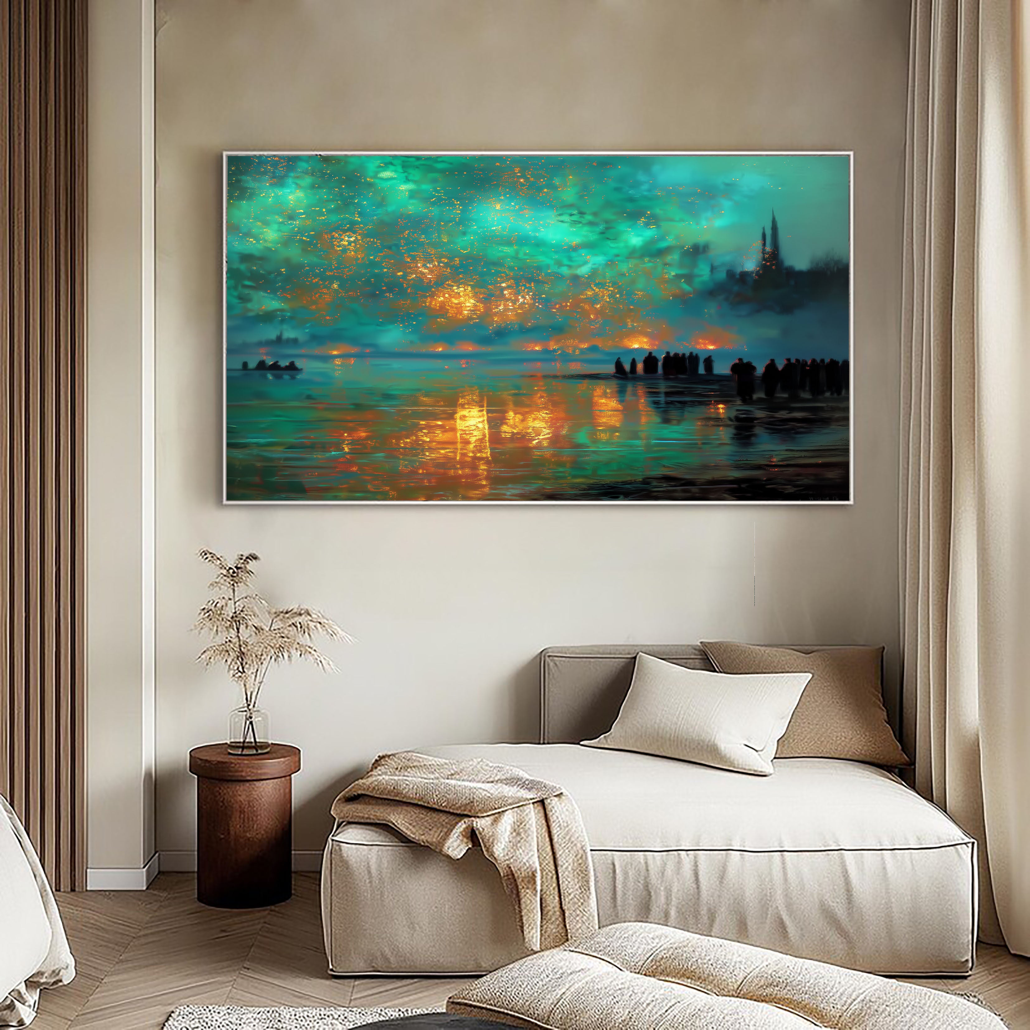 Starlit Waterside Dream | Aqua Glow