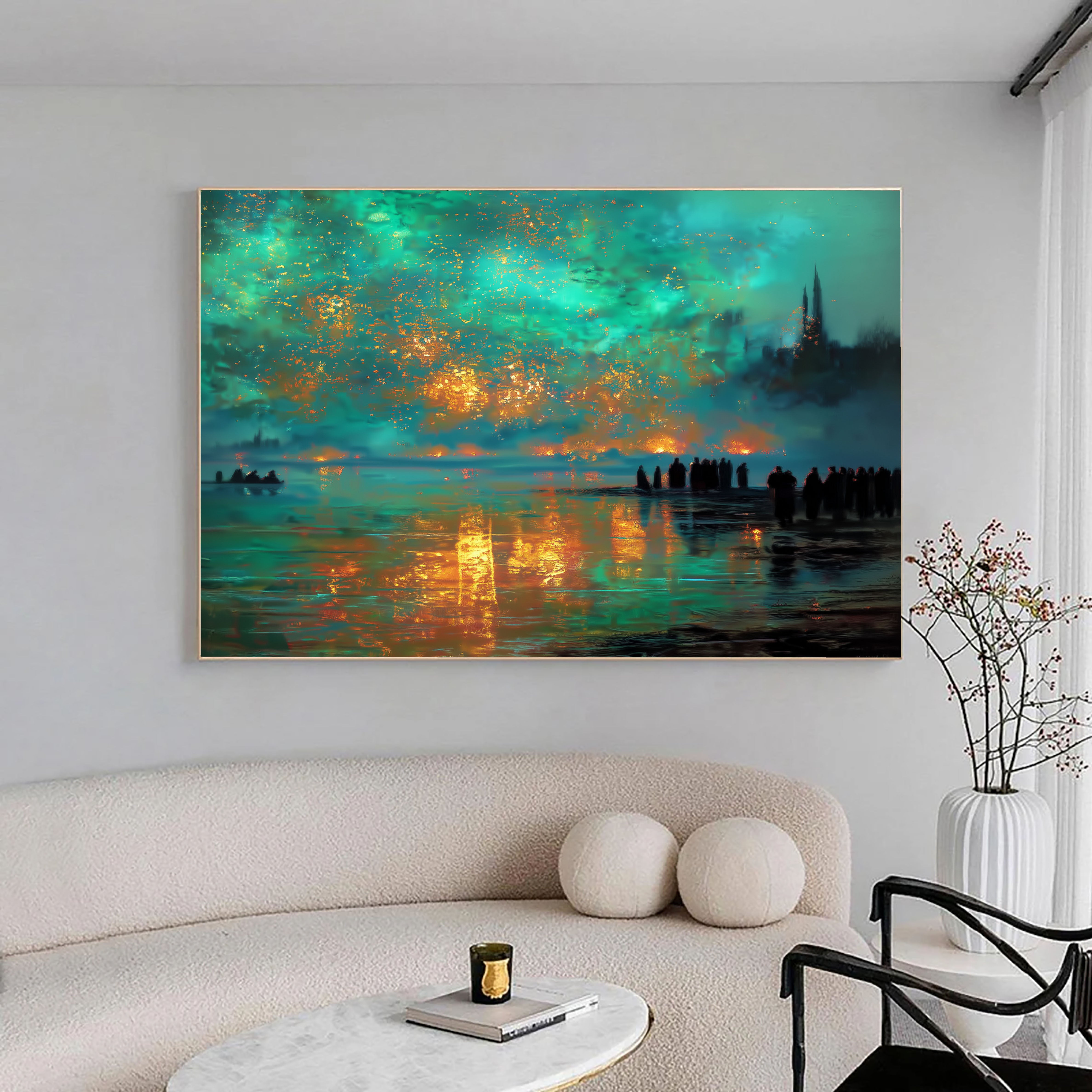 Starlit Waterside Dream | Aqua Glow