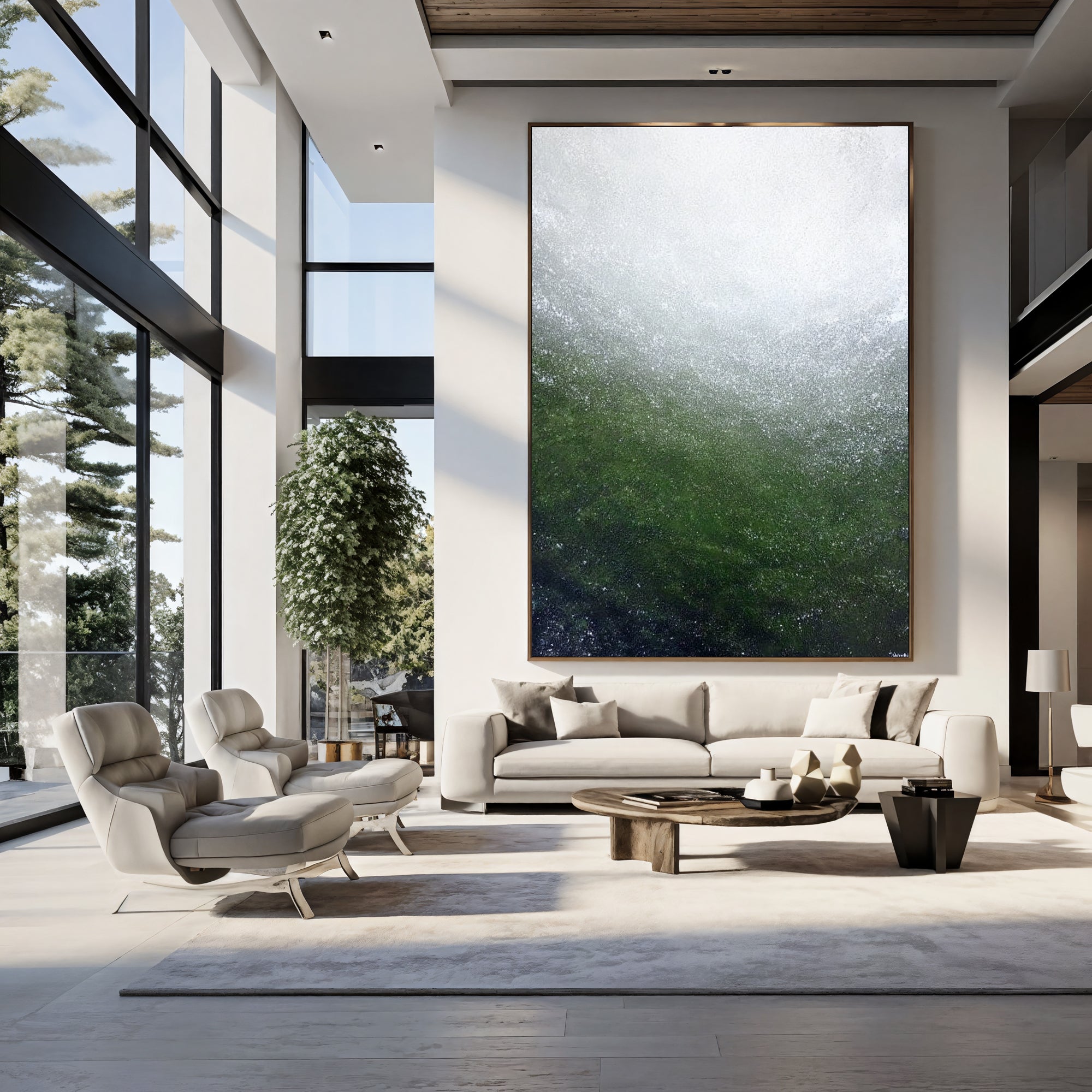 Textured Emerald Surges | Frosted Hues