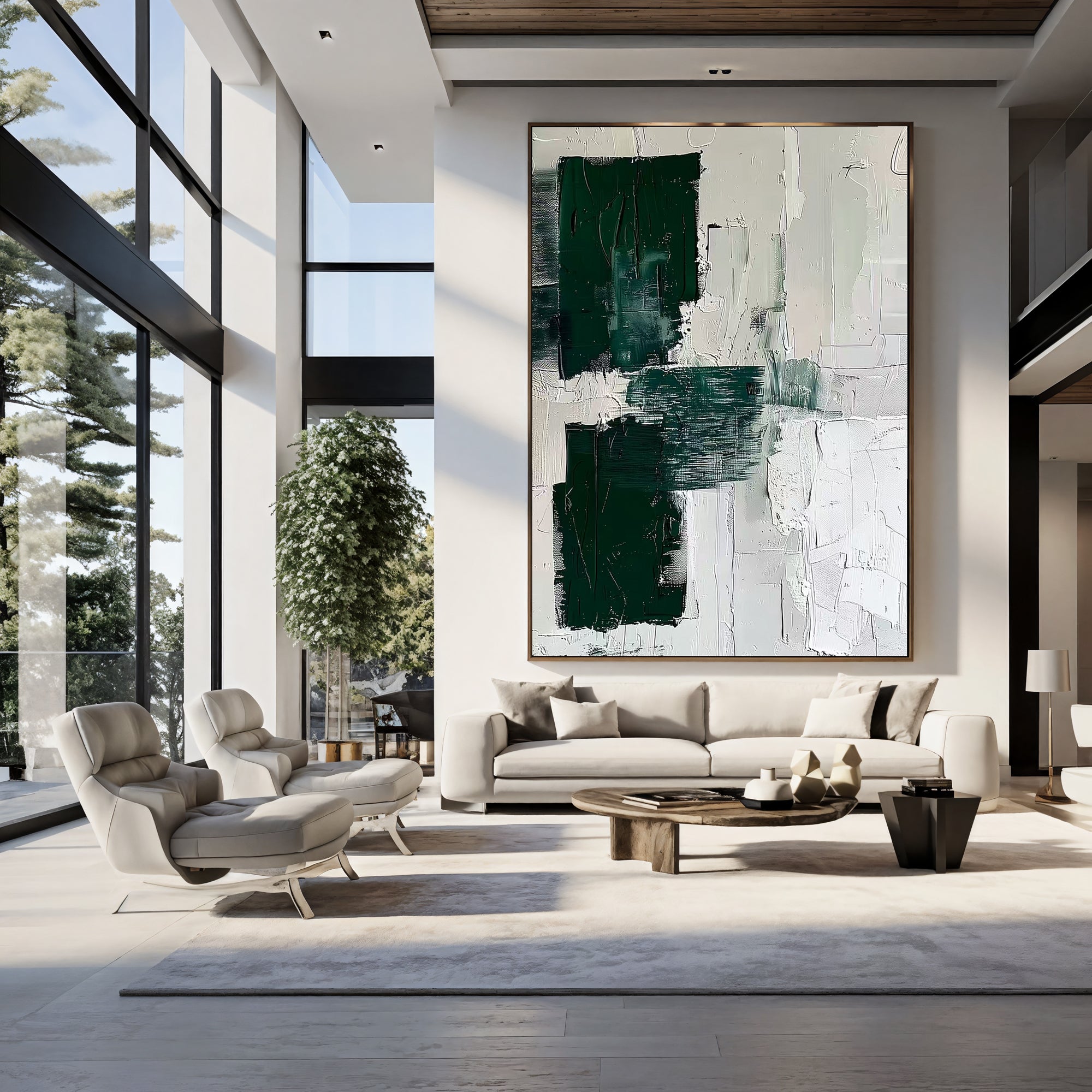 Textured Abstract Vibrance | Green Fusion