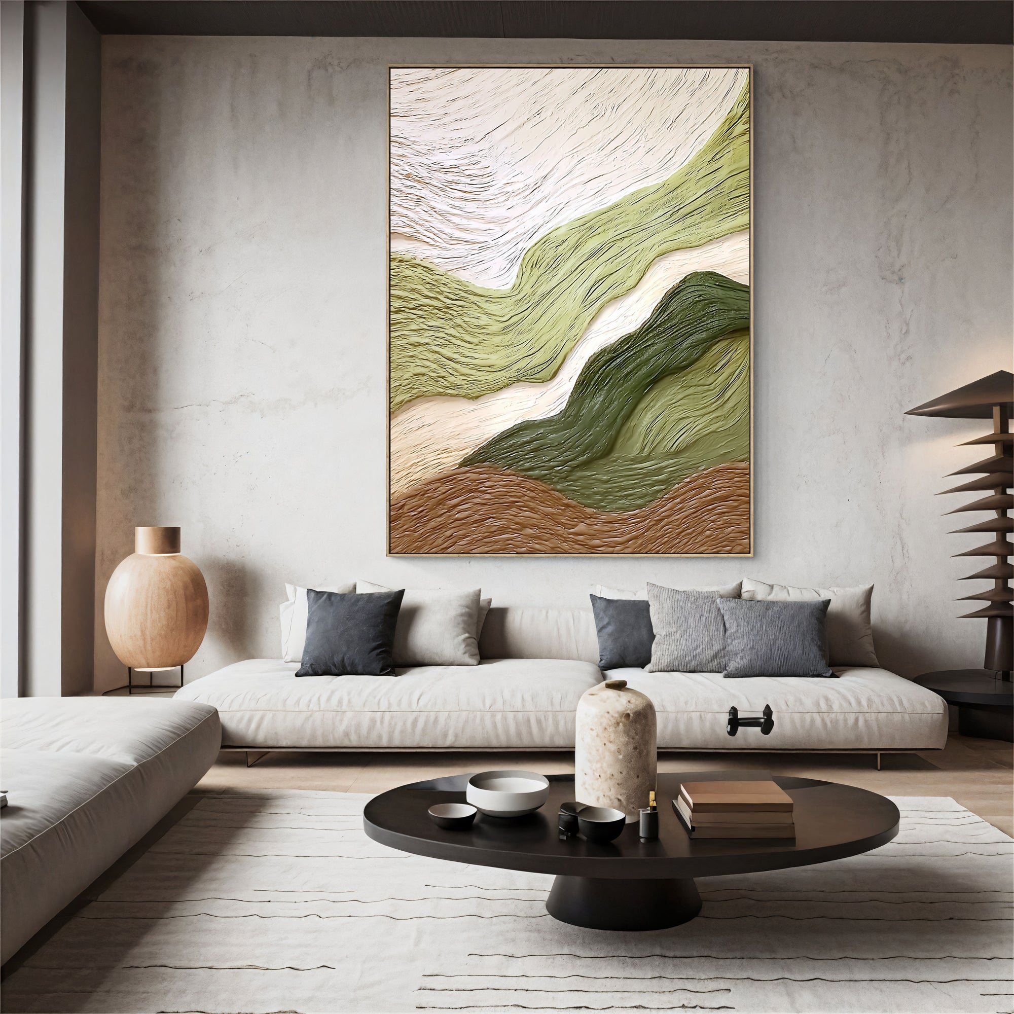 Textured Hillscape Opulence | Green Valleys