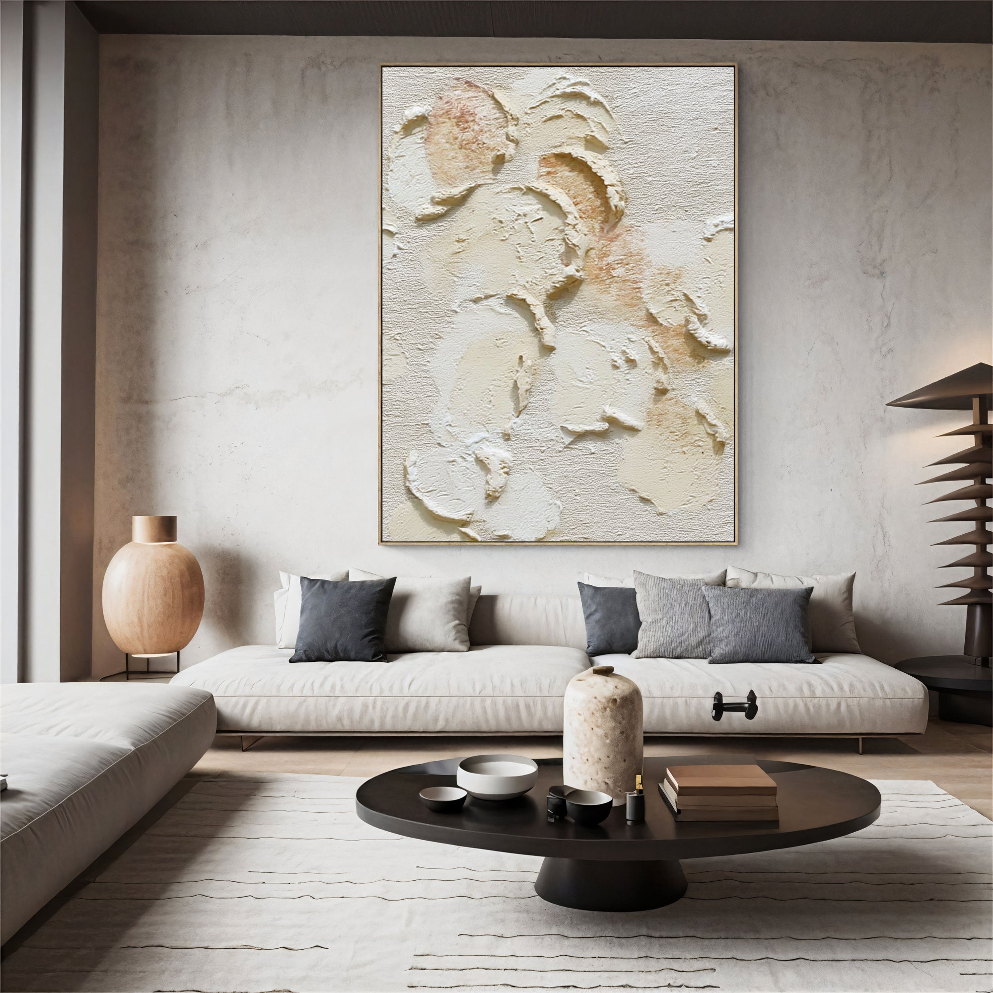 Striated Alabaster Topography | Pallid Nuances