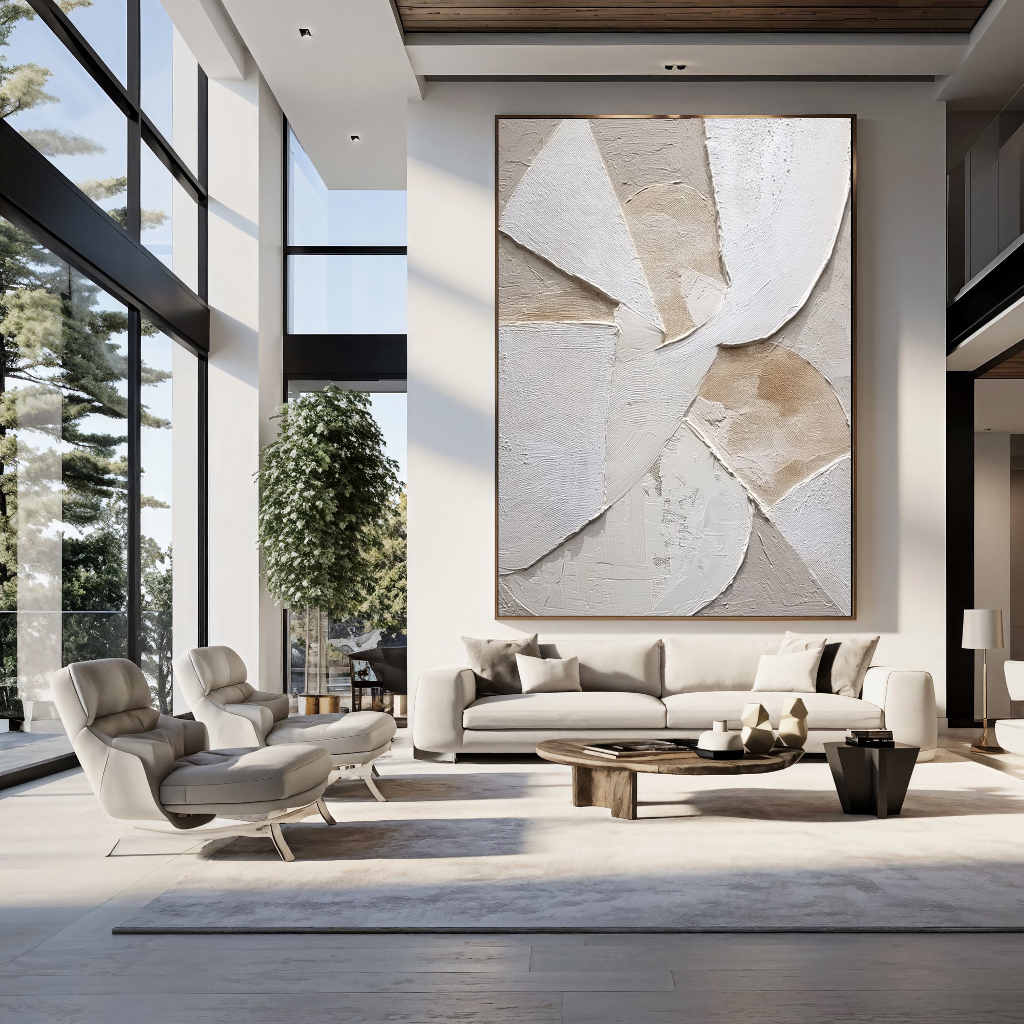 Textured Minimalist Opulence | Neutral Shape