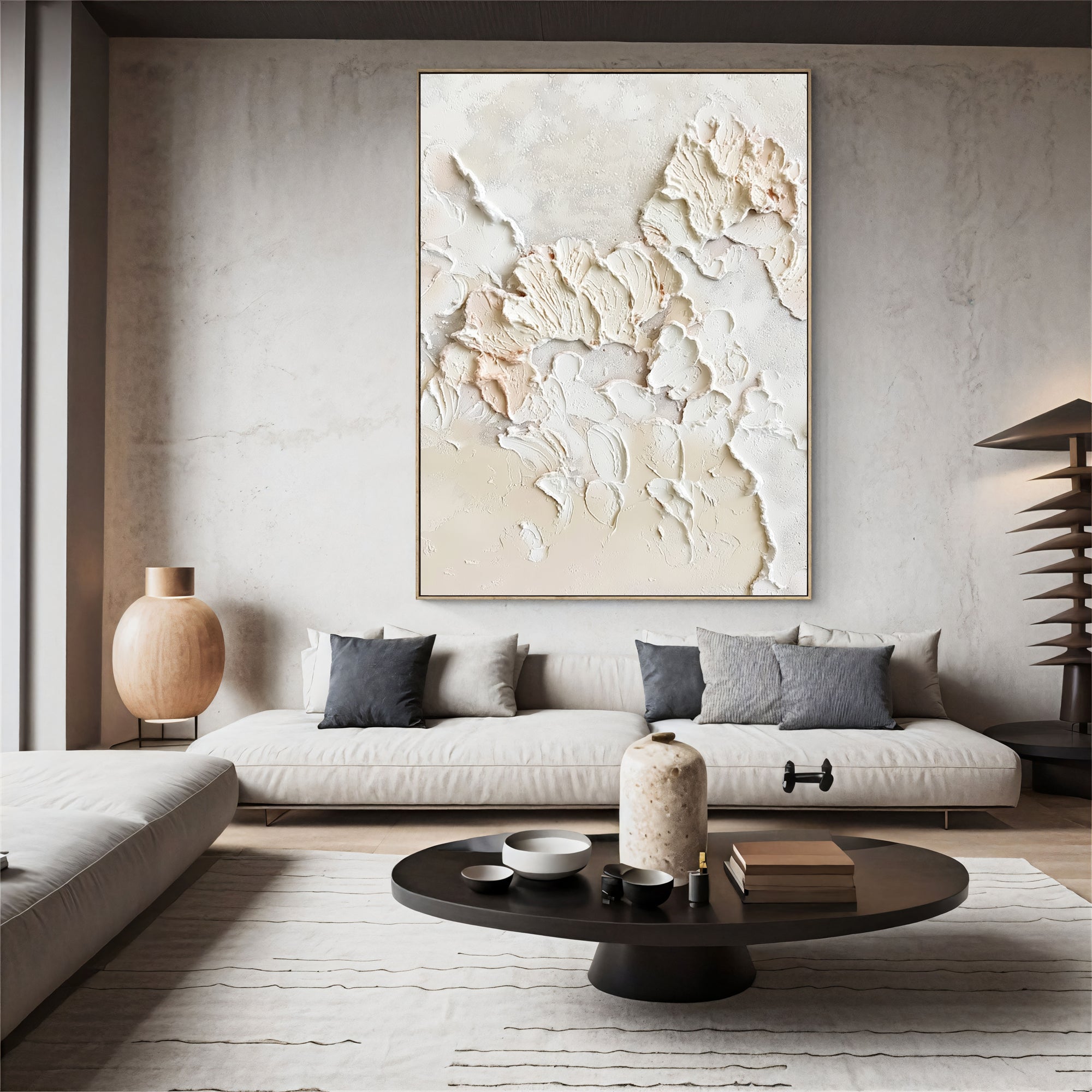 Textured Creamy Contours | Pale Hues