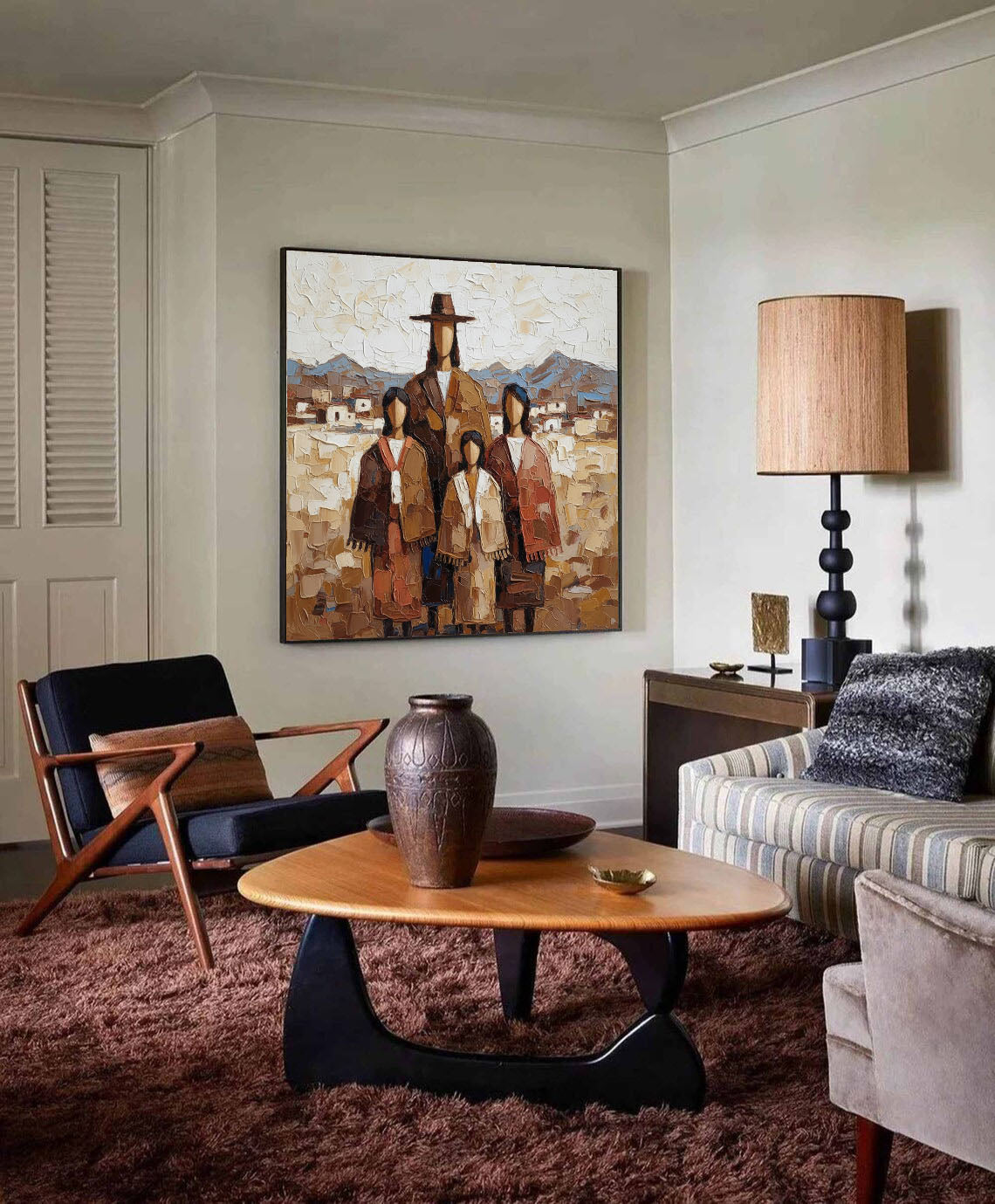 Textured Clan Portrait | Earth Horizon