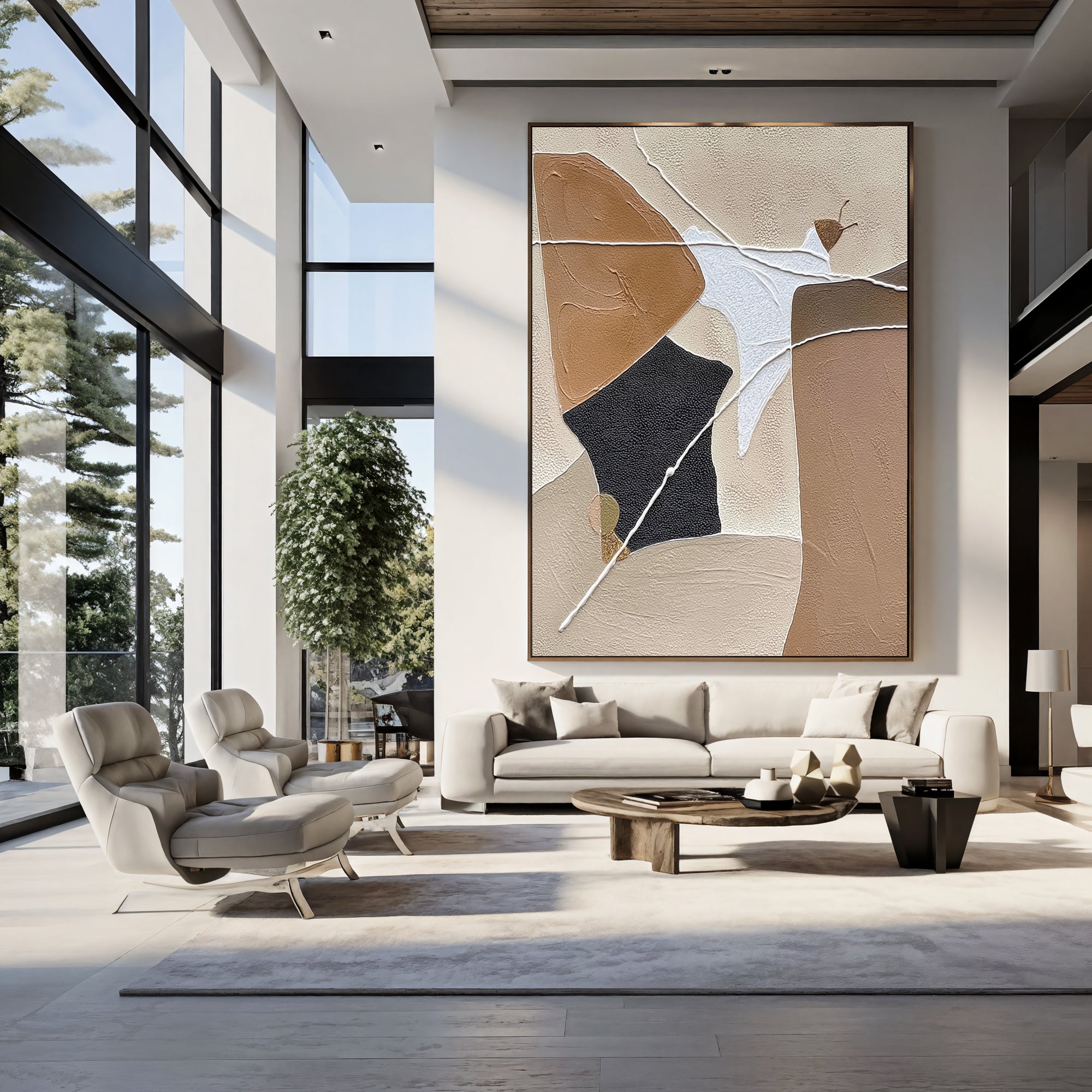 Textured Abstract Nuance | Neutral Fusion