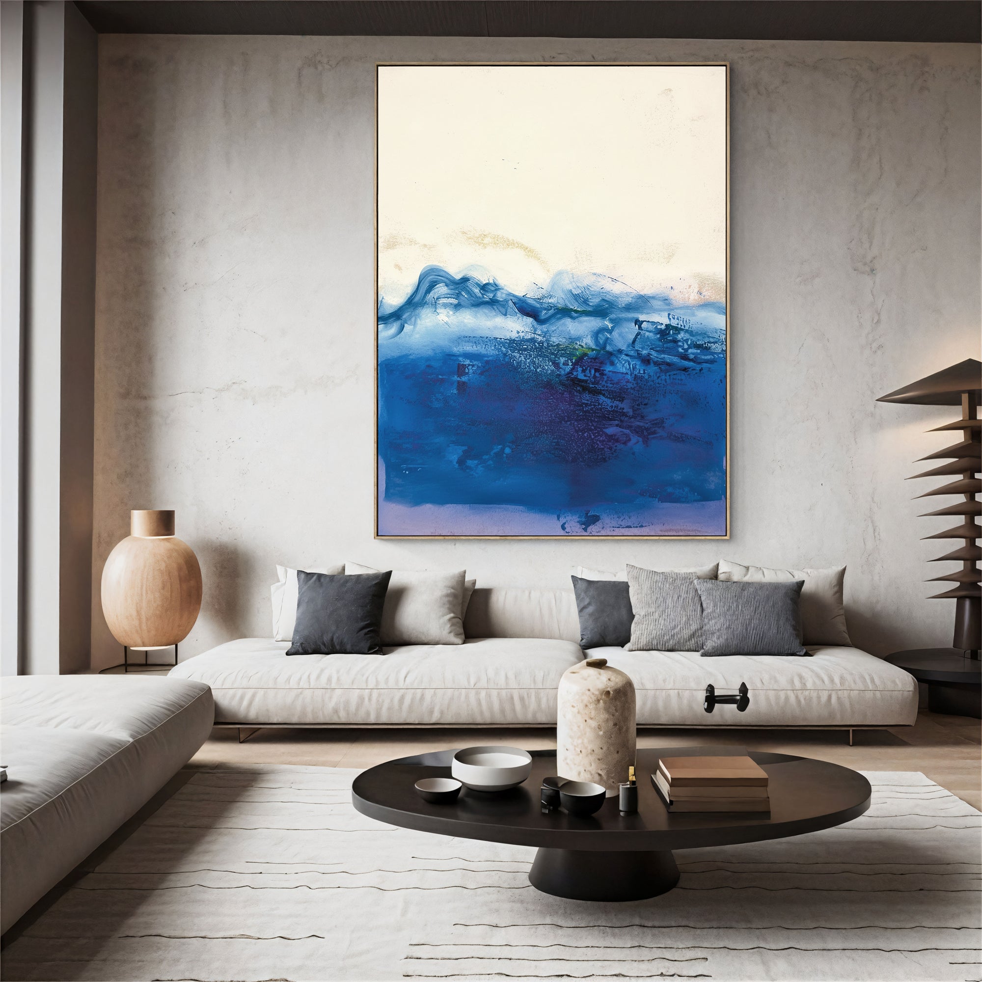 Textured Blue Majesty | Ocean Tones