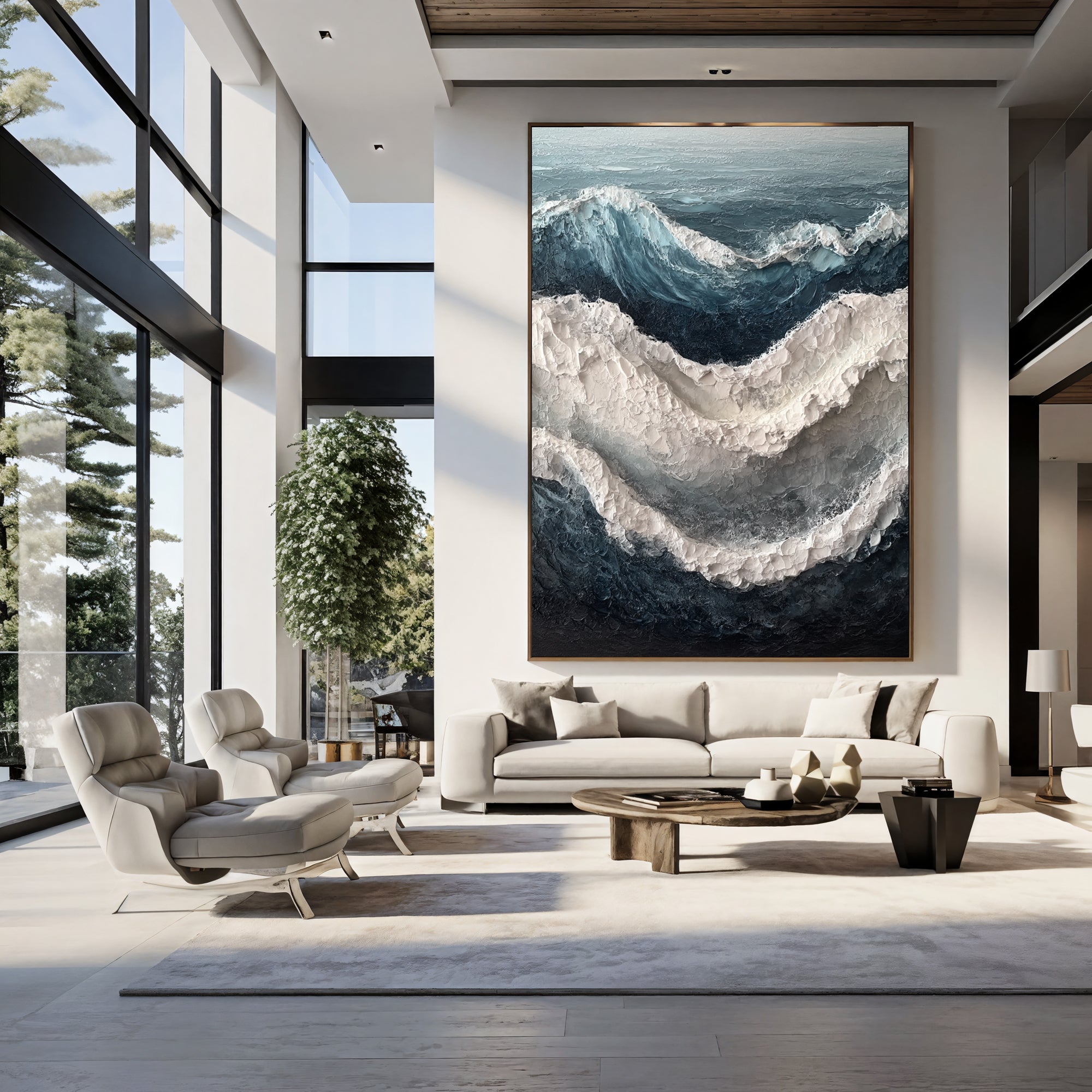 Textured Ocean Swells | White Crests