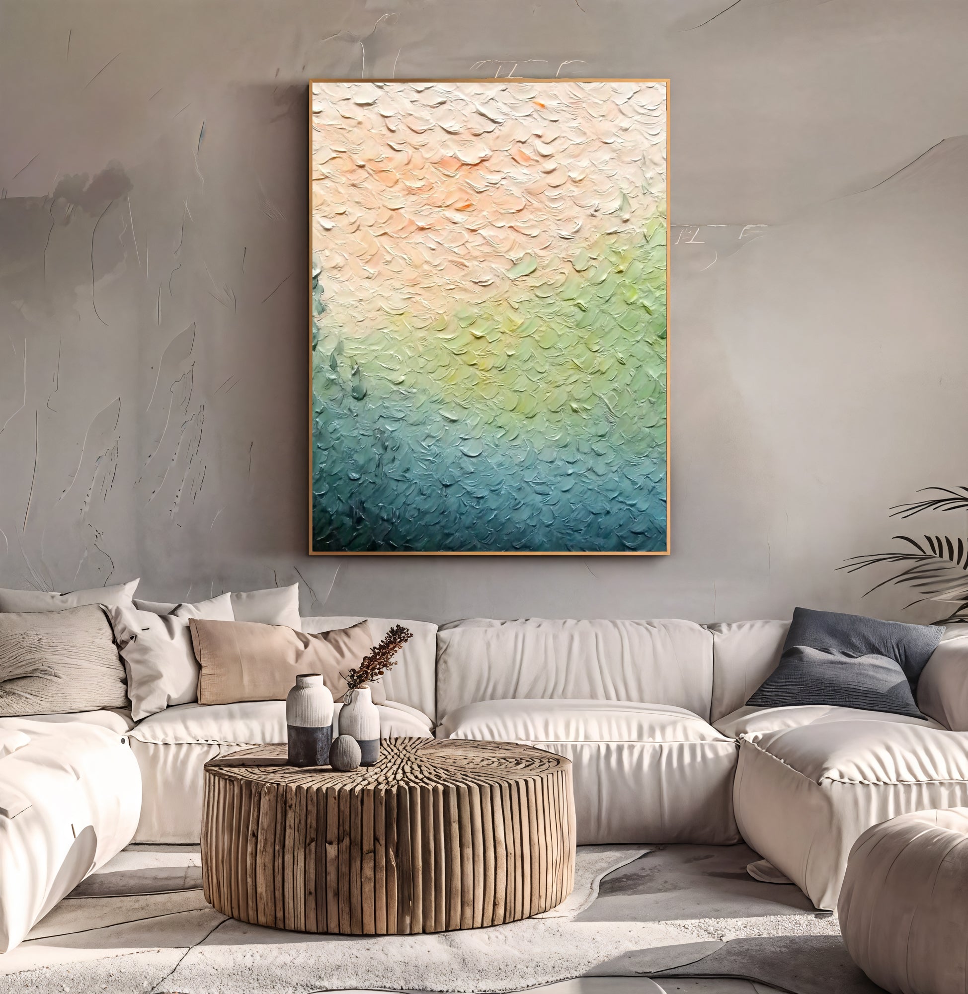 Textured Pastel Gradient | Teal Hush