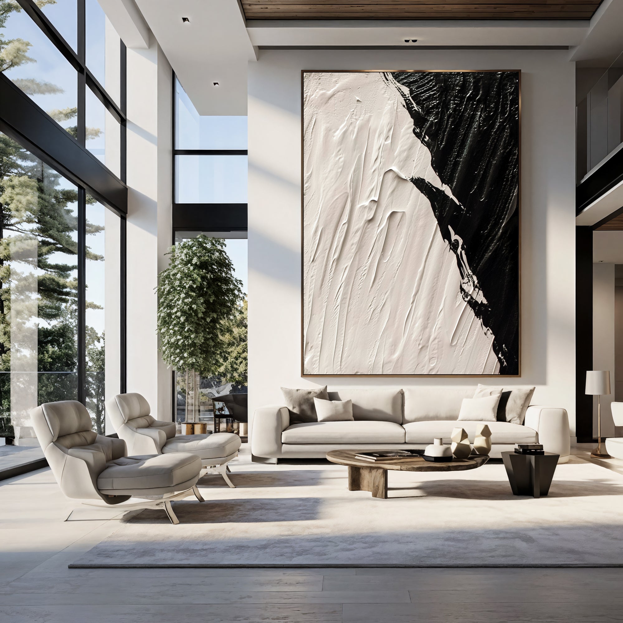 Textured Monochrome Drama | Black White