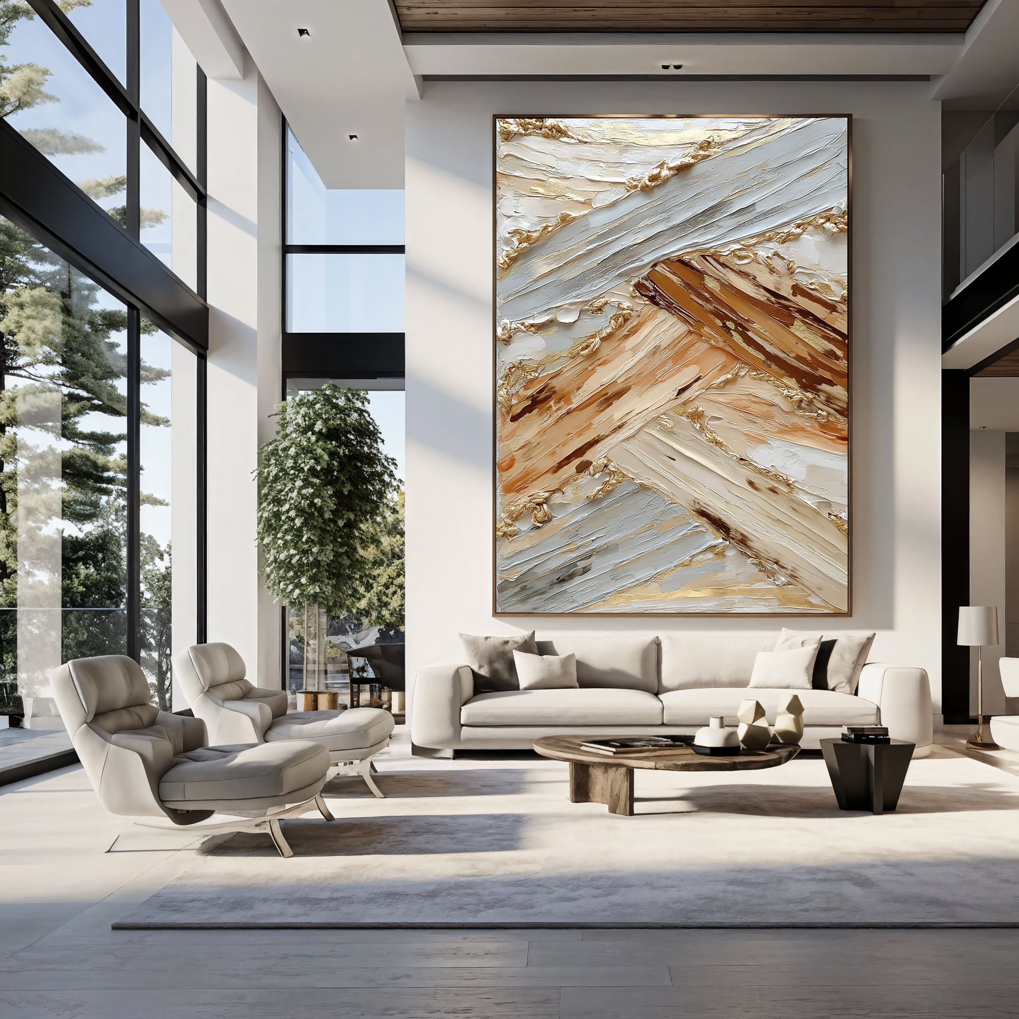 Textured Earthy Crossings | Gilded Hues