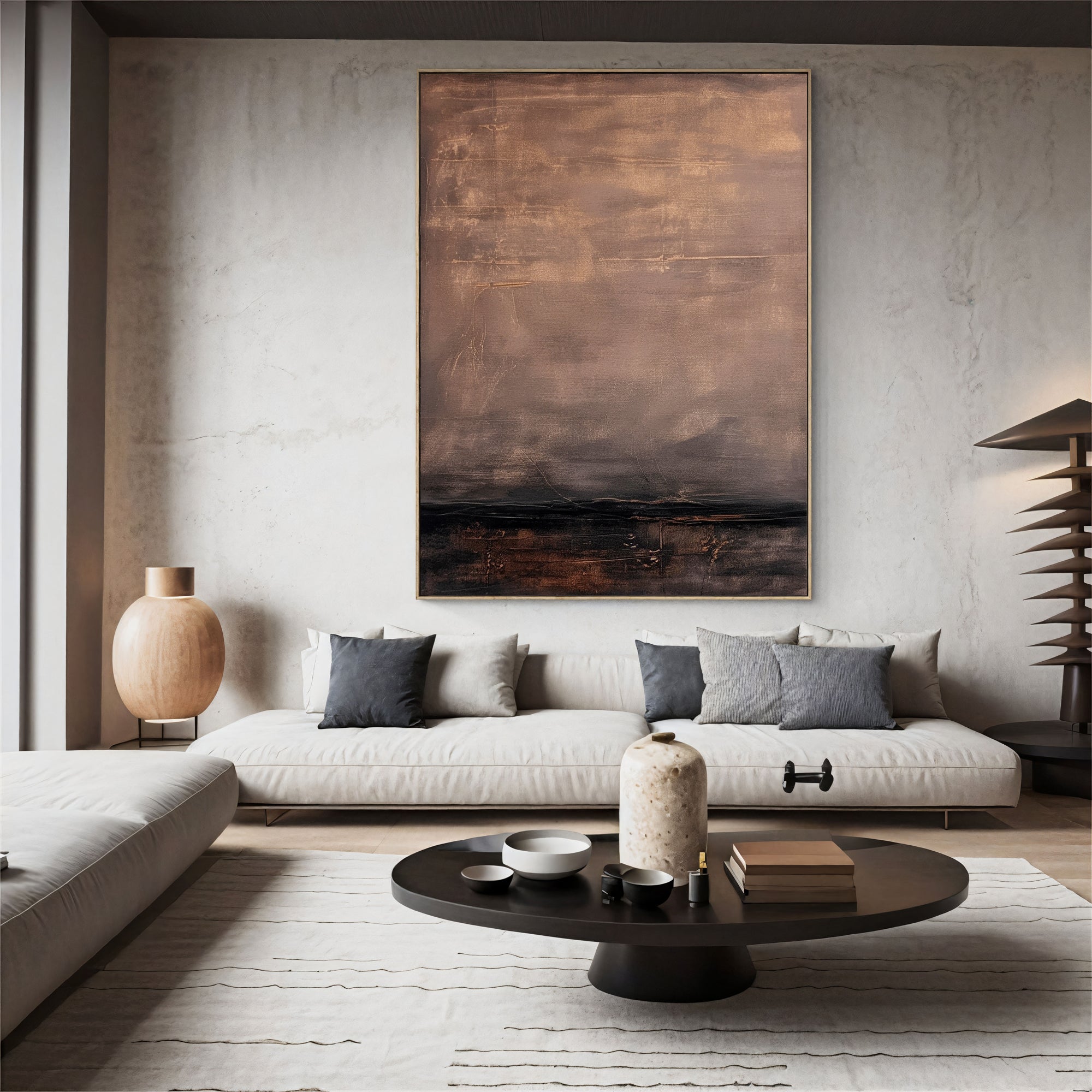 Textured Earthy Opulence | Brown Beige