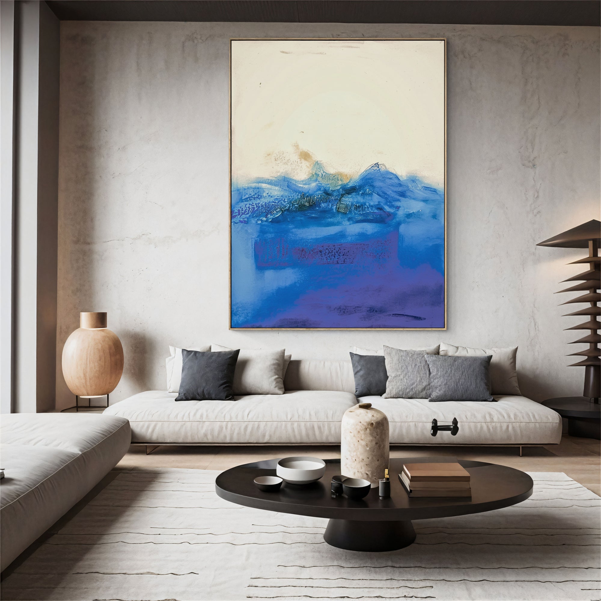 Textured Blue Serenity | Sea Tones