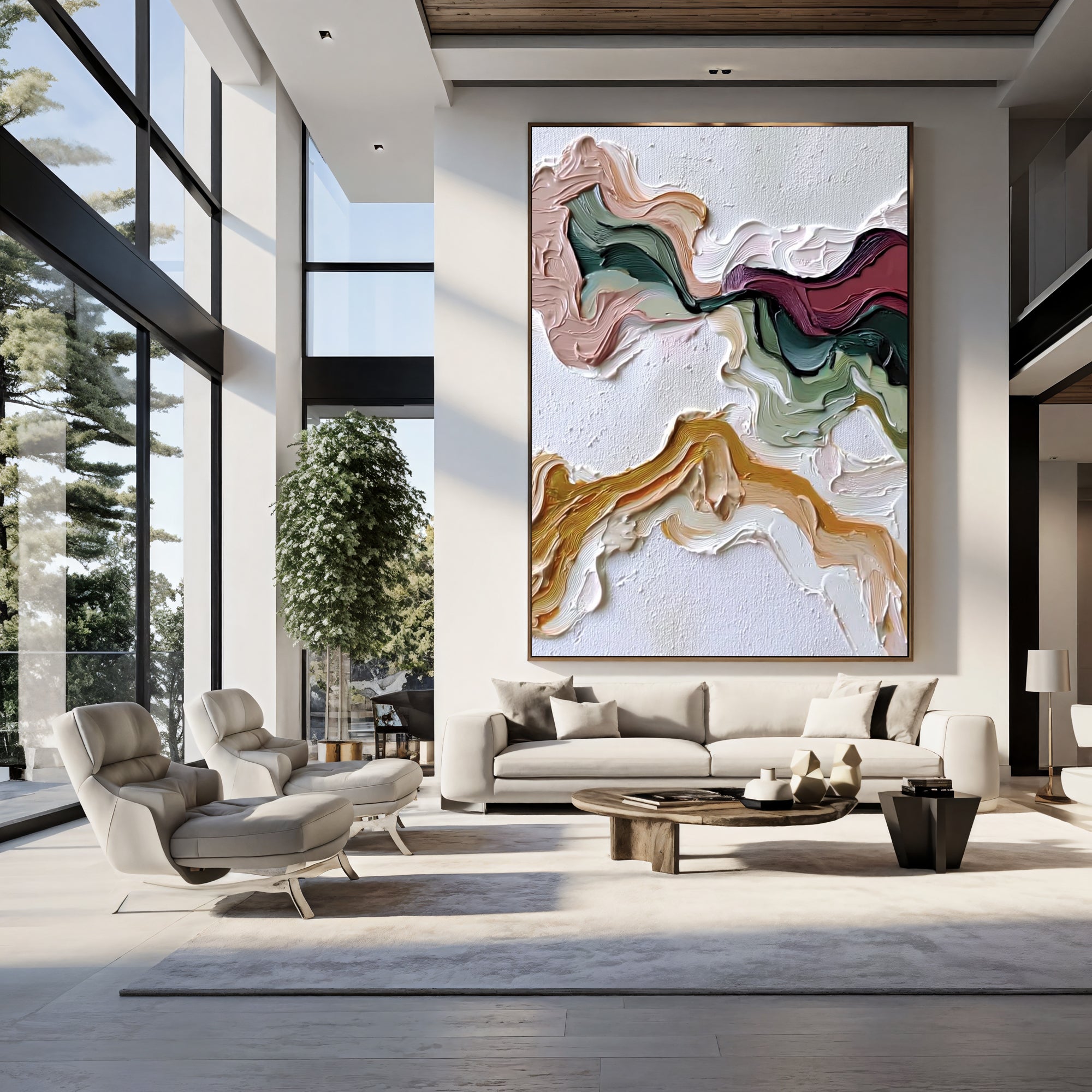 Textured Hue Opulence | Rich Swirls