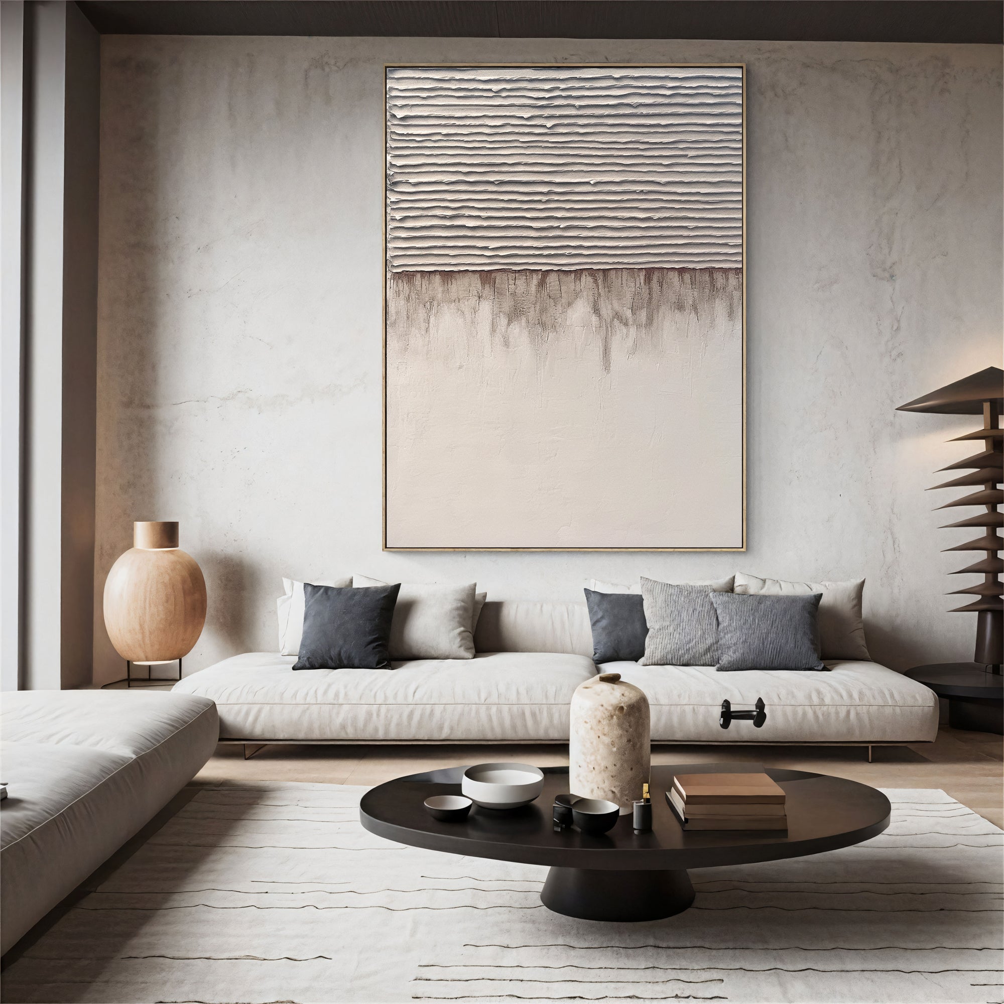 Textured Beige Depth | Taupe Hues