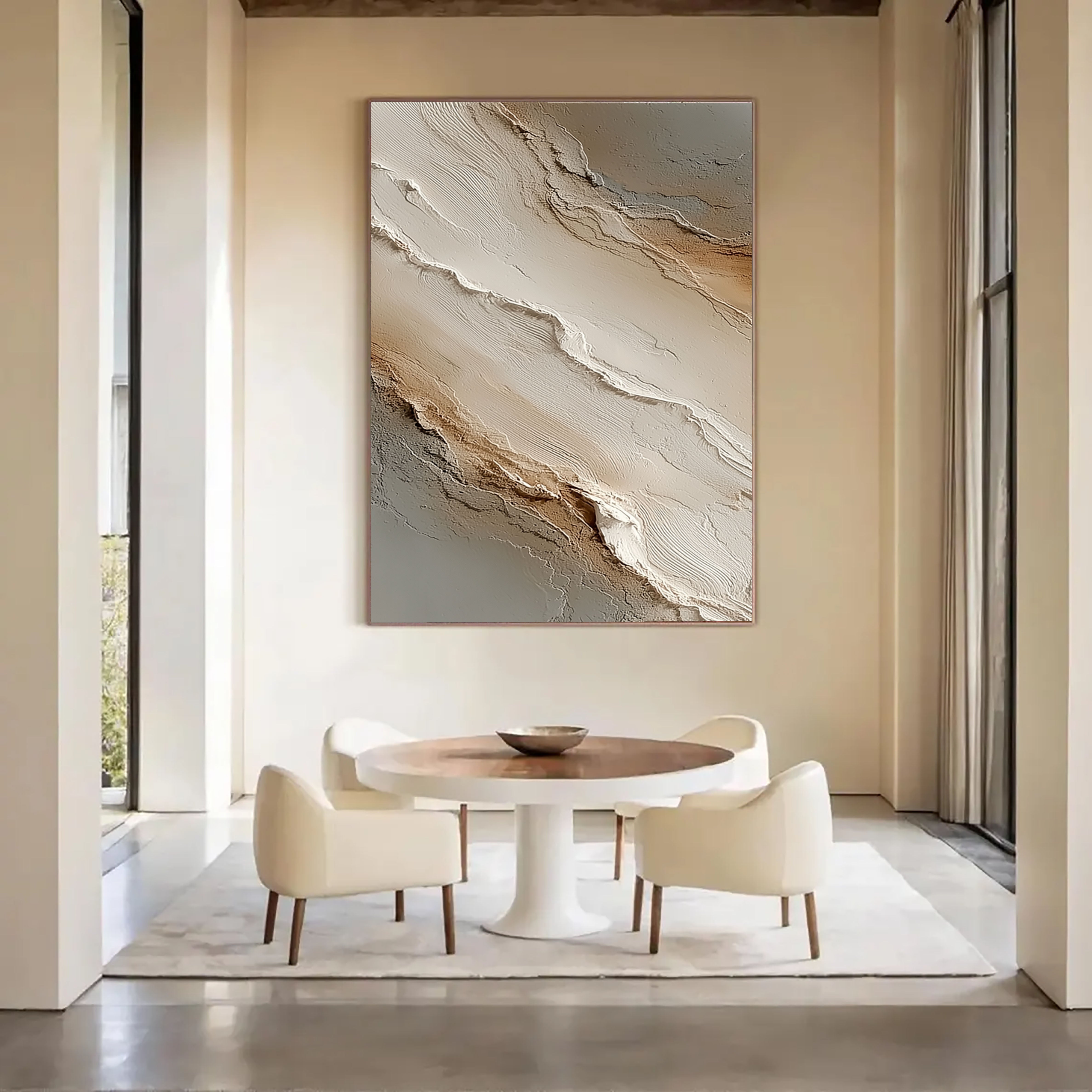 Layered Earthy Textures | Neutral Tones