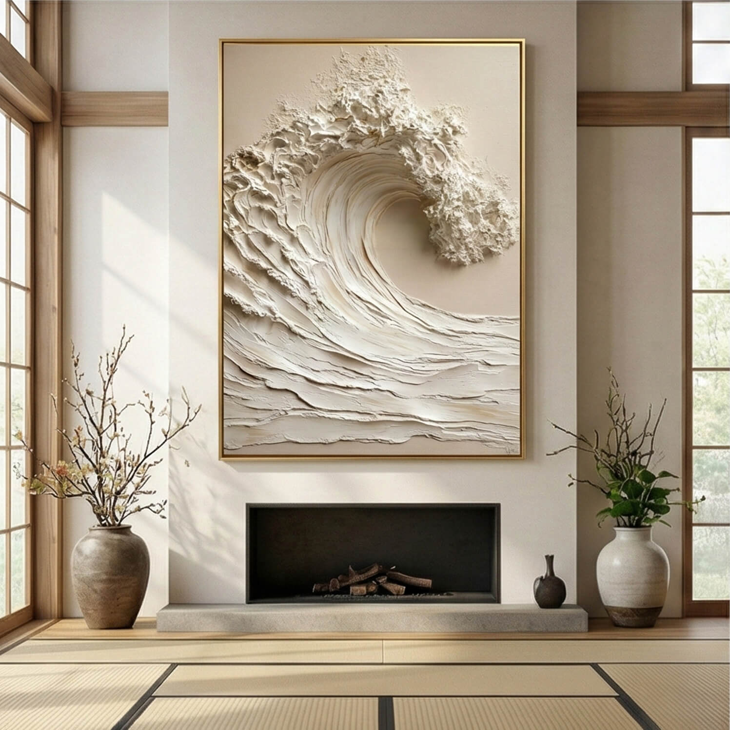 Textured & Impasto Art｜Ocean Wave Reverie