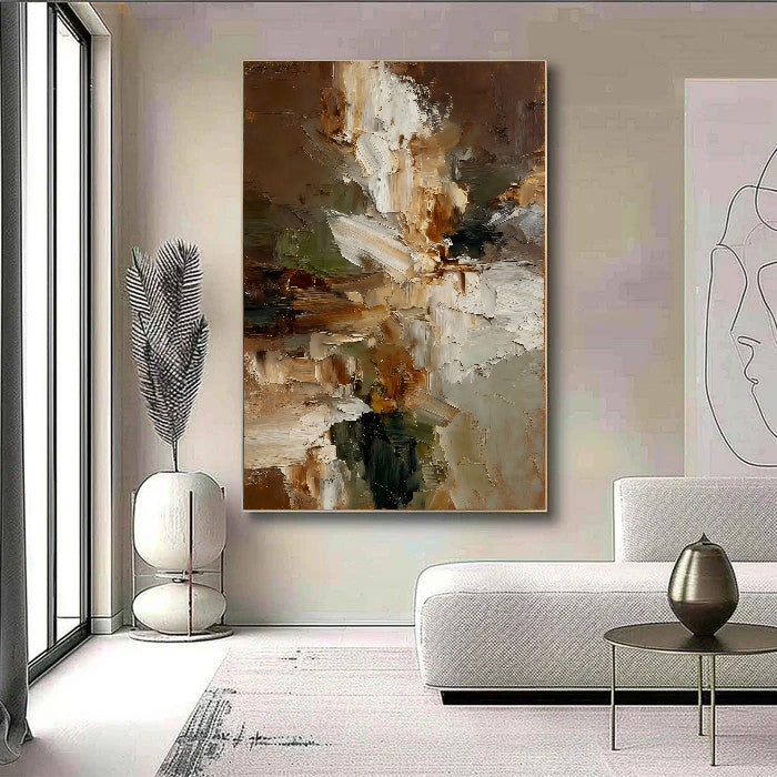 Textured Floral Warmth | Ivory Blossom