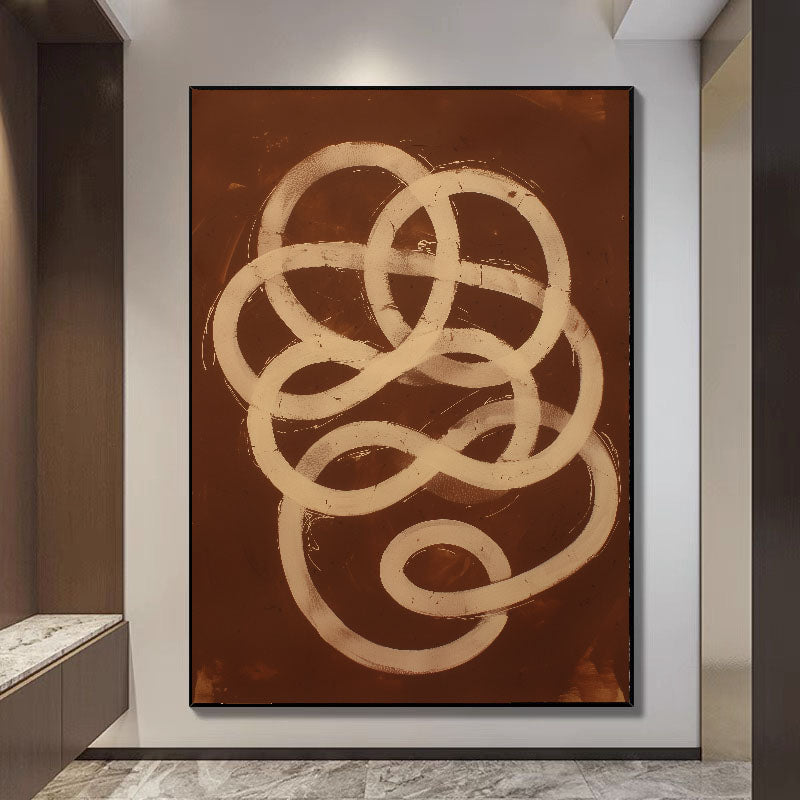 Abstract Knot Opulence | Beige Loop