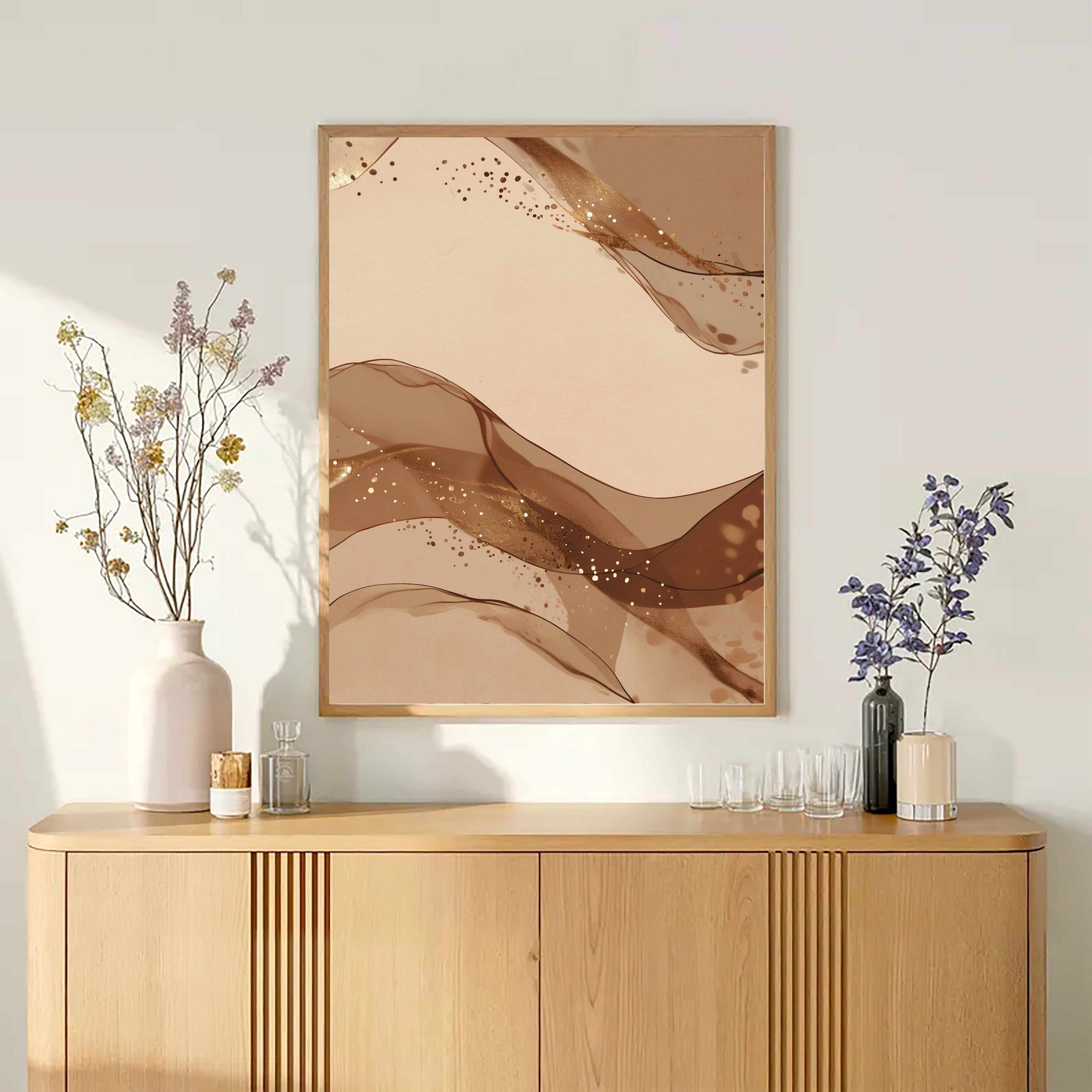Fluid Bronze Opulence | Golden Flow