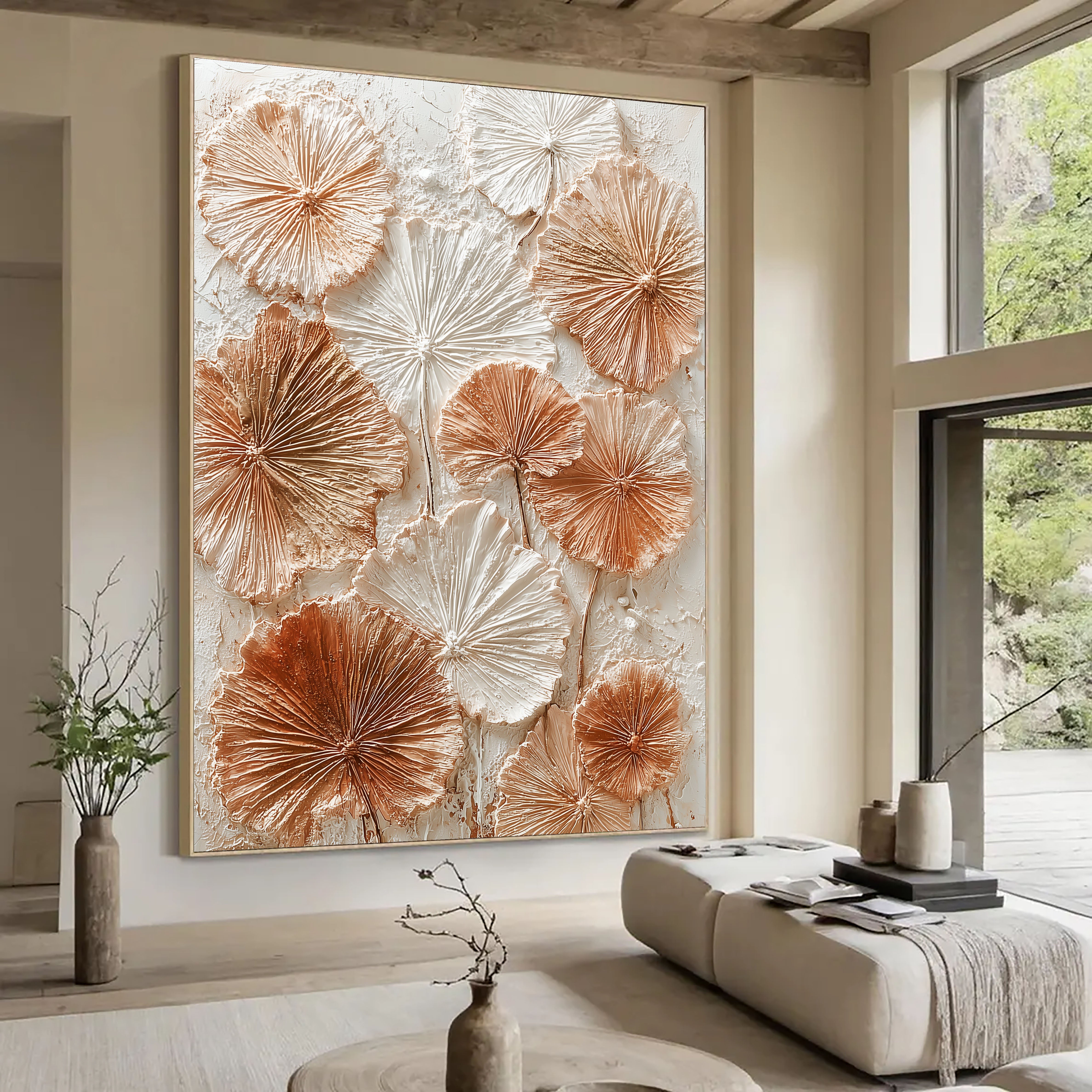 Textured Seedhead Opulence | Copper Blooms