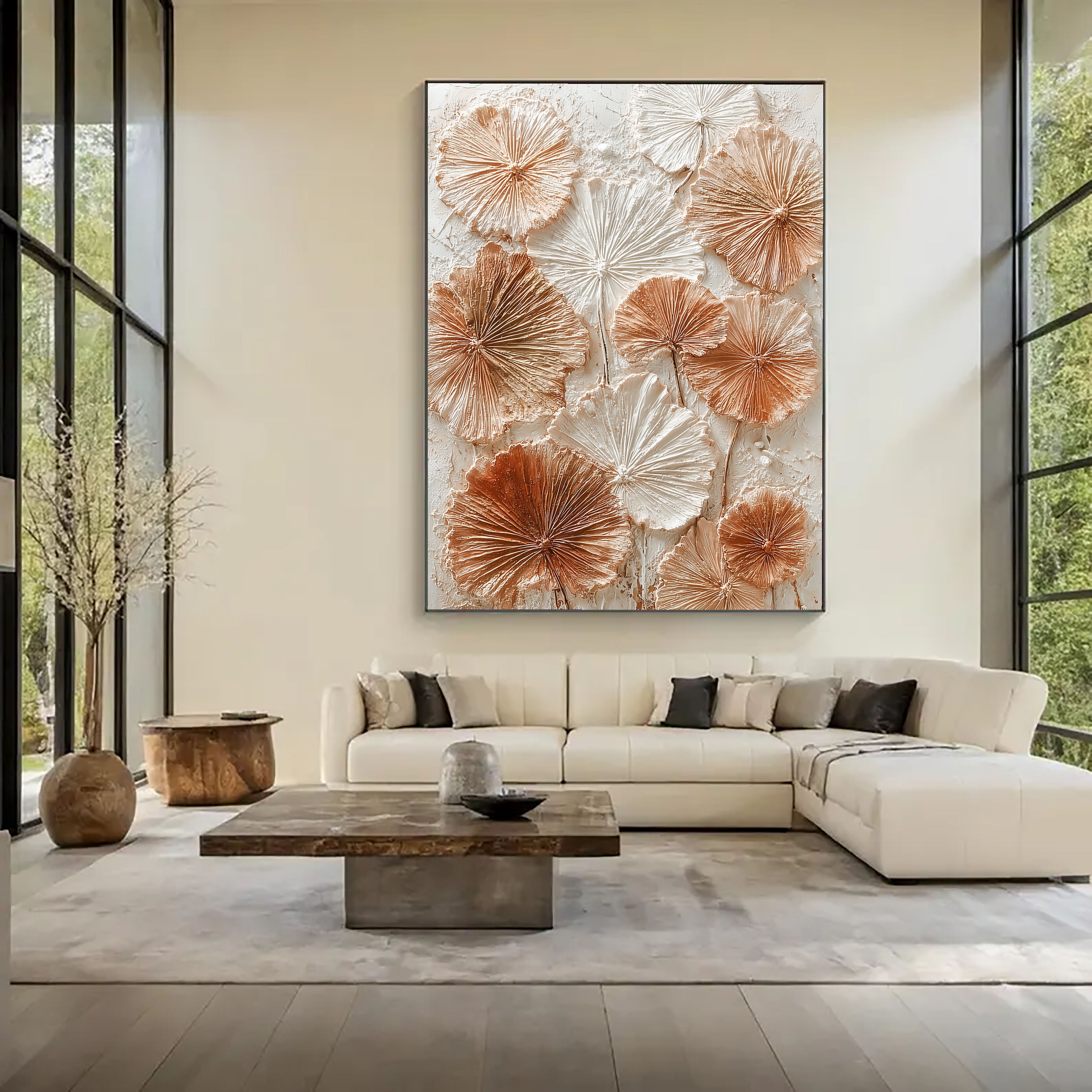 Textured Seedhead Opulence | Copper Blooms