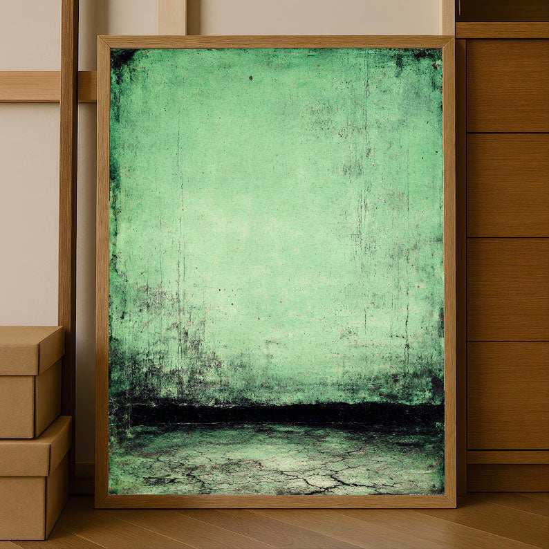 Textured Vintage Sage | Muted Black