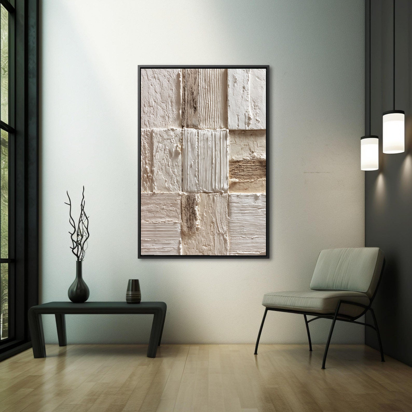 Textured Neutral Art | Minimalist Depth