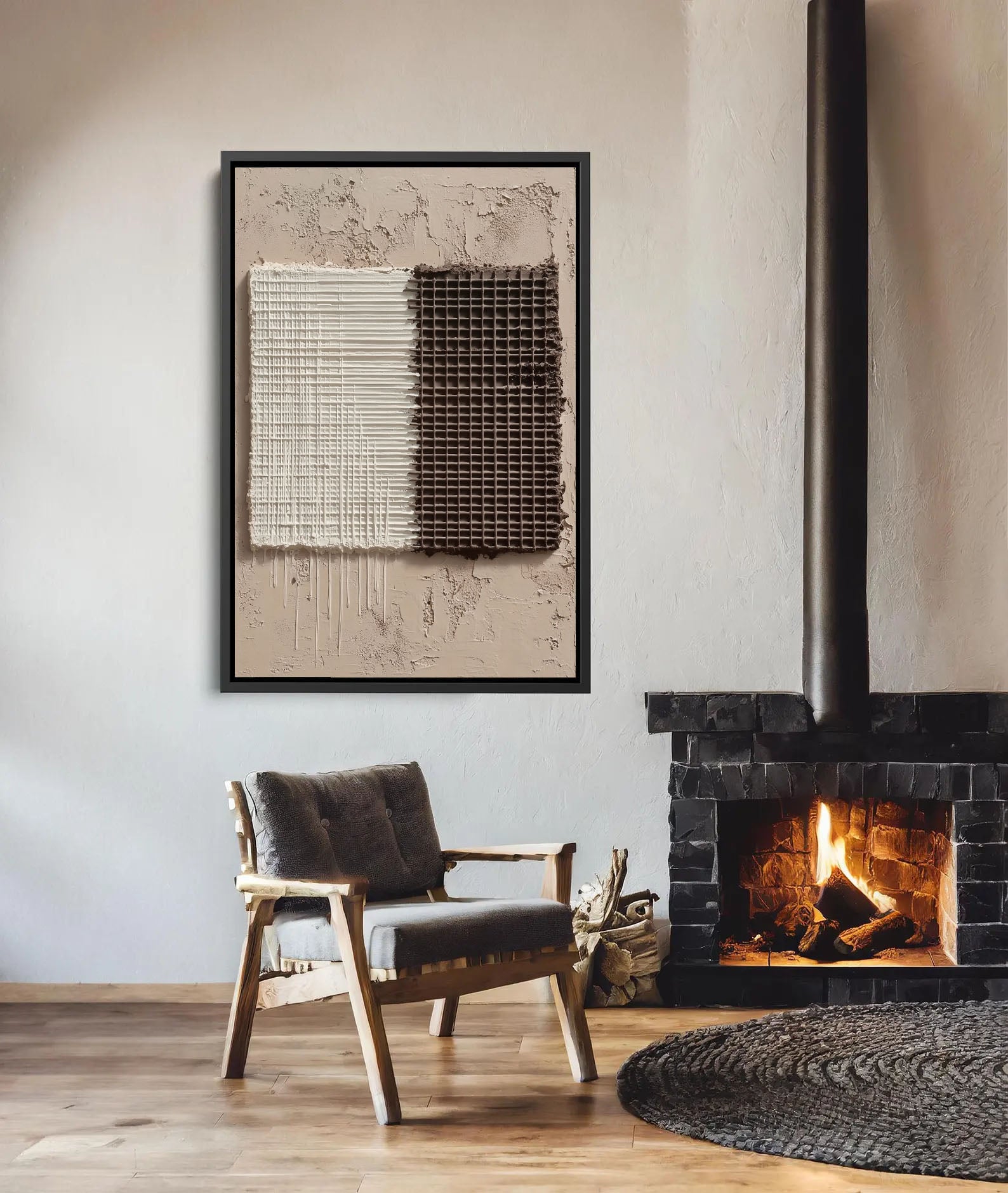 Textured Grid Opulence | Dual Tones