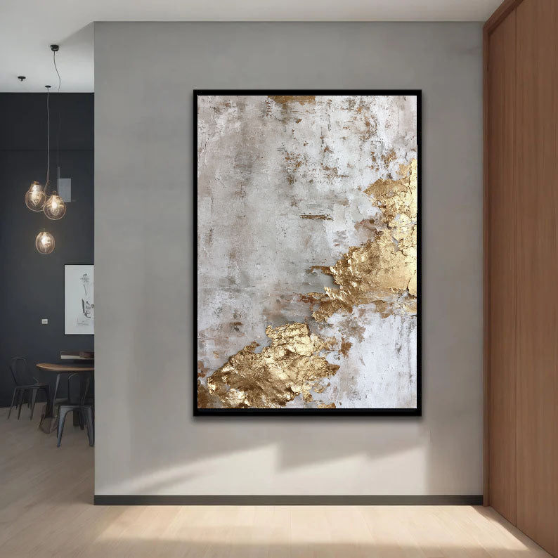 Textured Gilded Opulence | Neutral Gleam