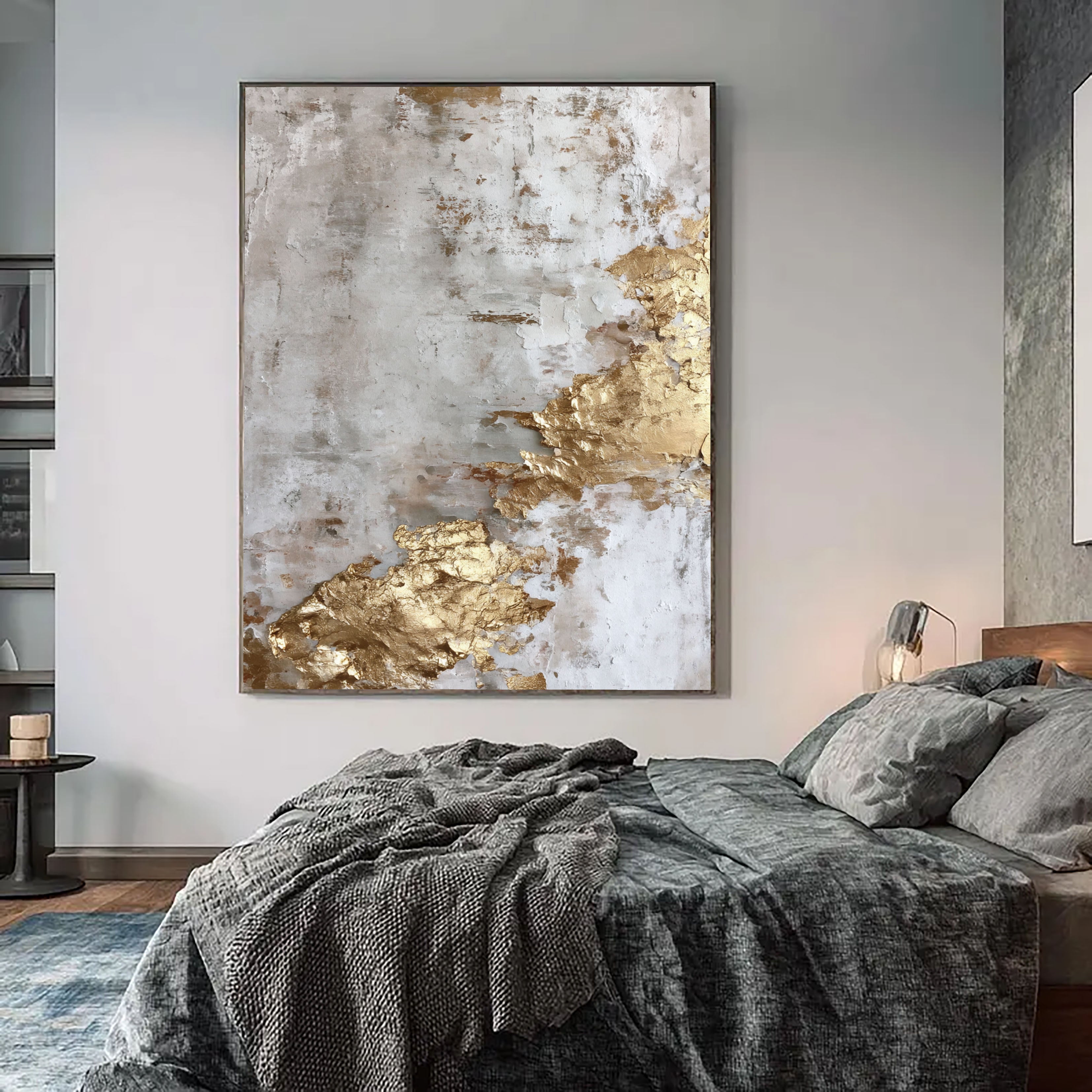 Textured Gilded Opulence | Neutral Gleam