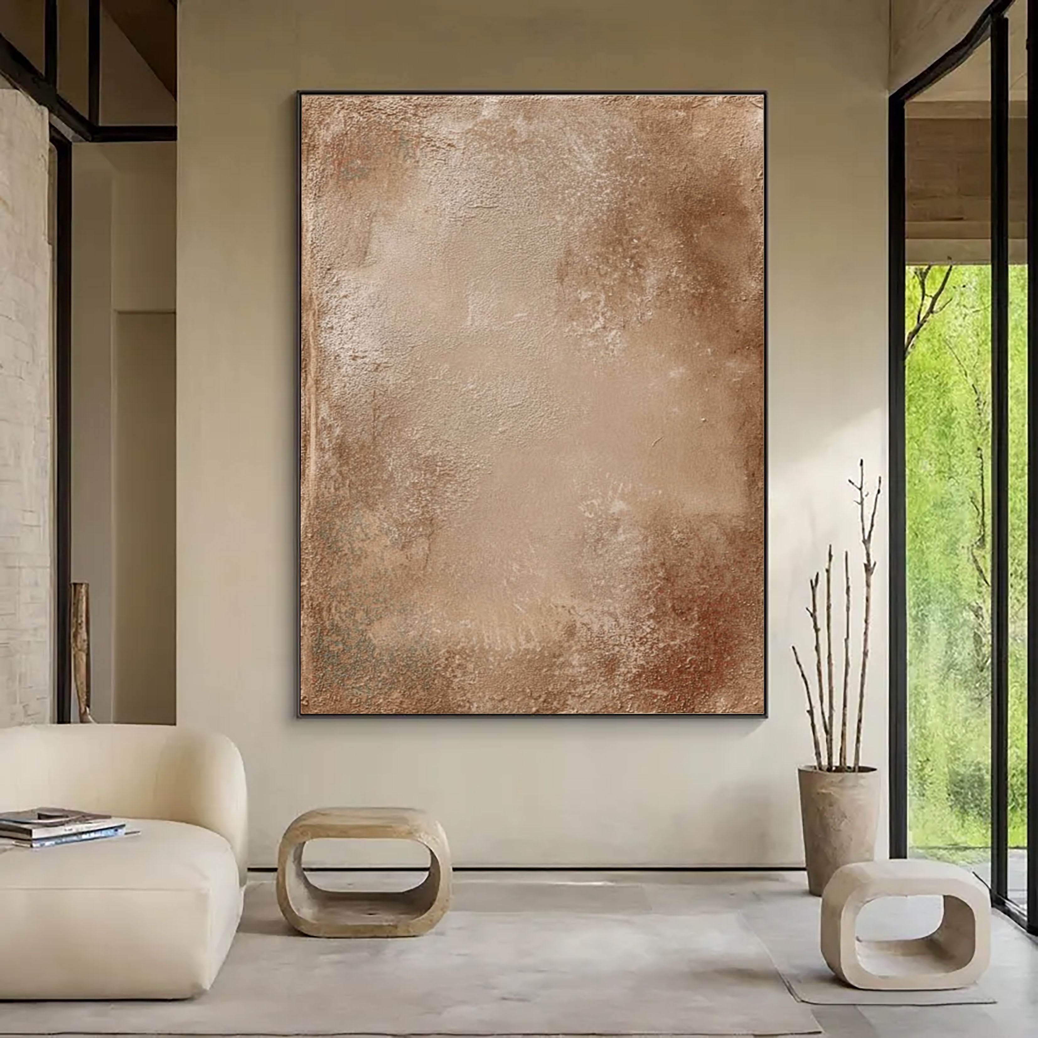 Earthy Textured Neutrals | Warm Beige