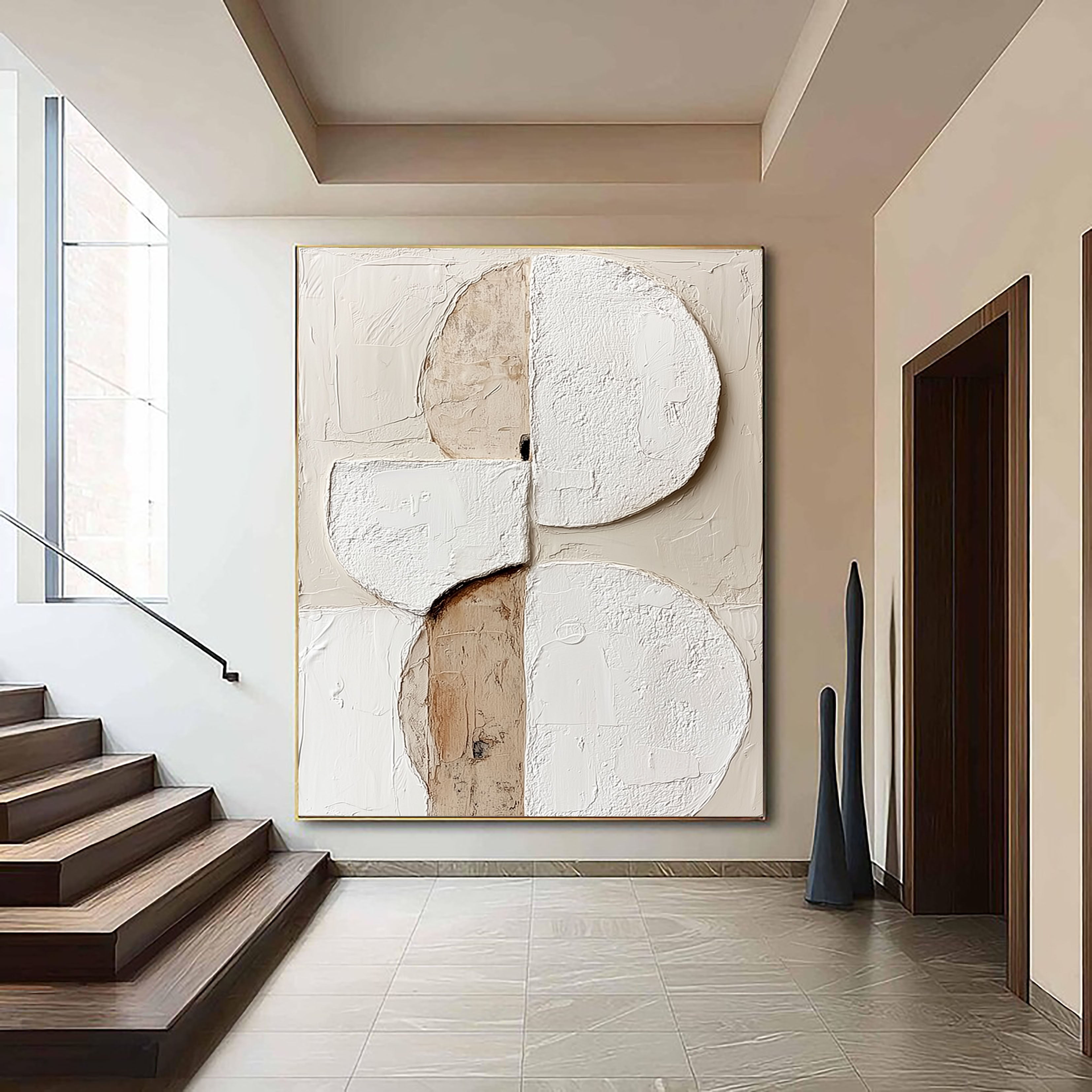Abstract Geometric Forms | Neutral Tones