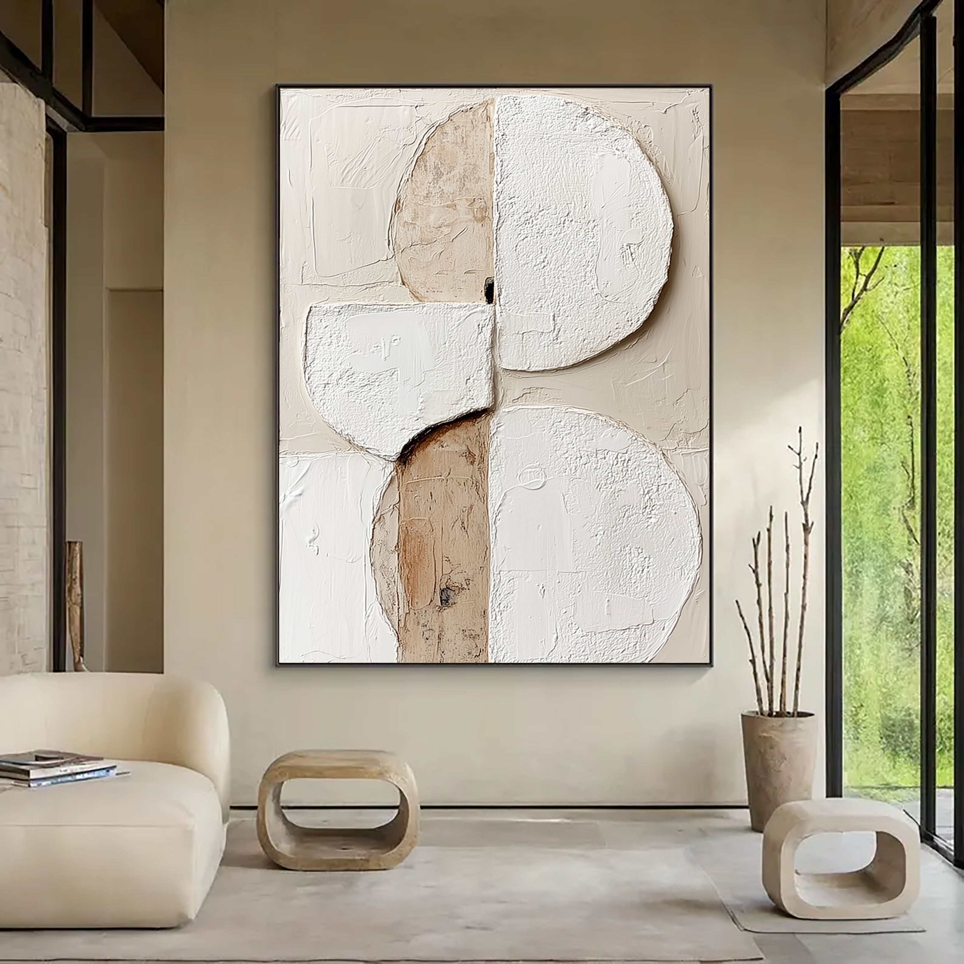 Abstract Geometric Forms | Neutral Tones