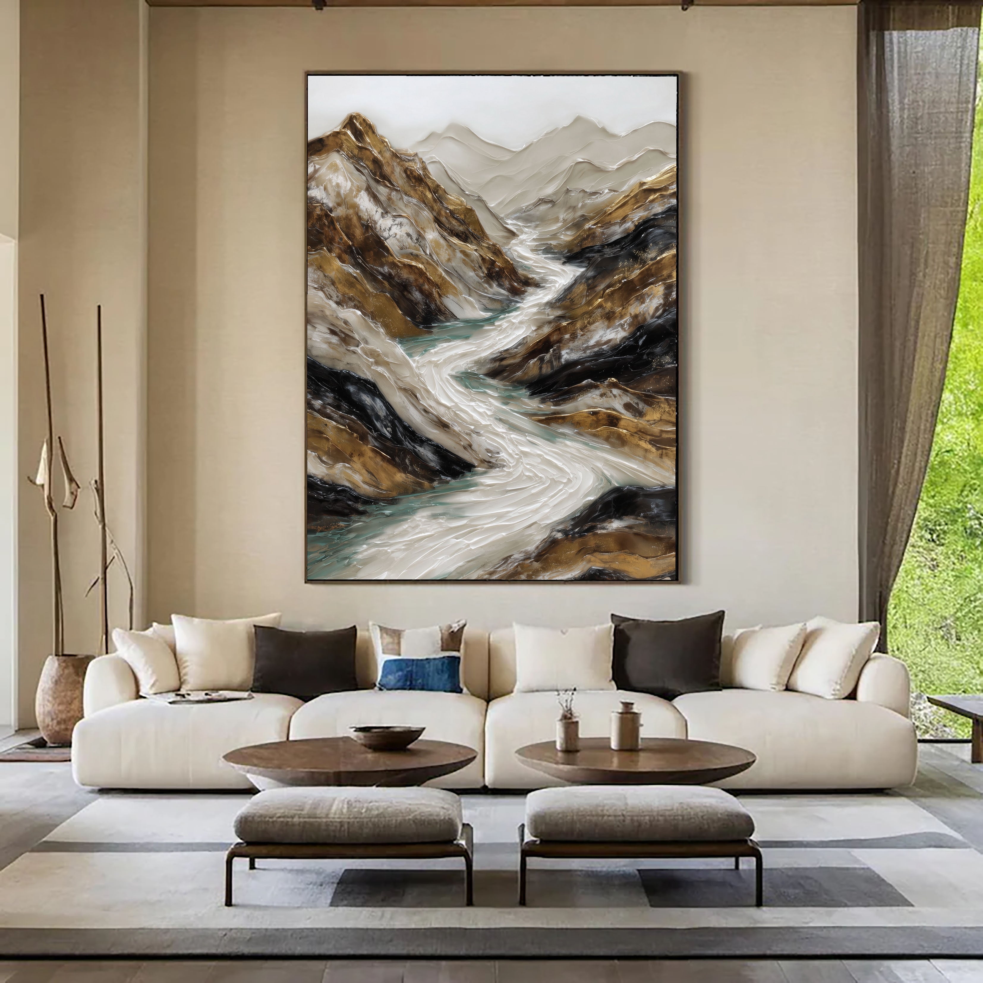 Textured Mountain Opulence | Golden River