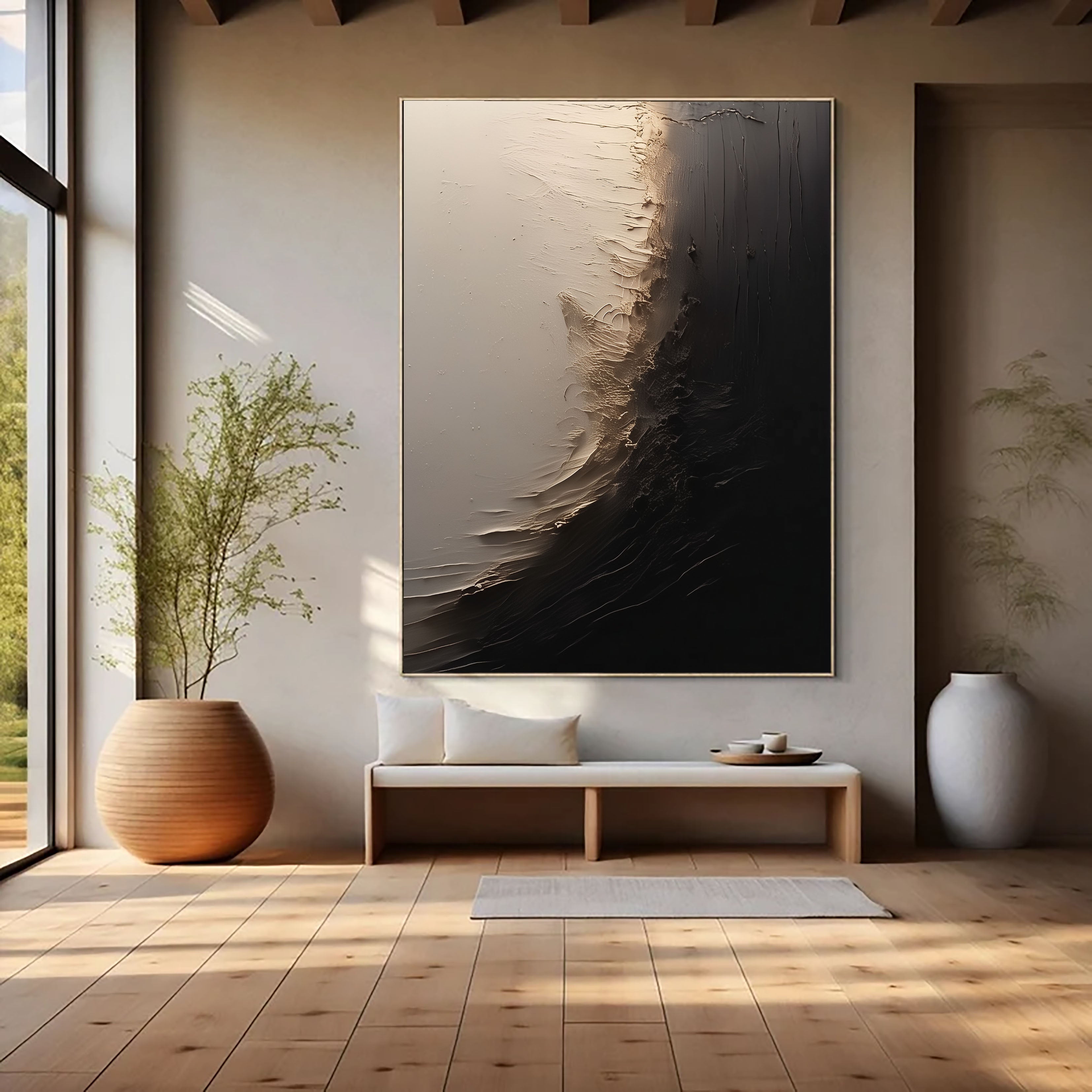 Textured Metallic Drama | Dark Gold