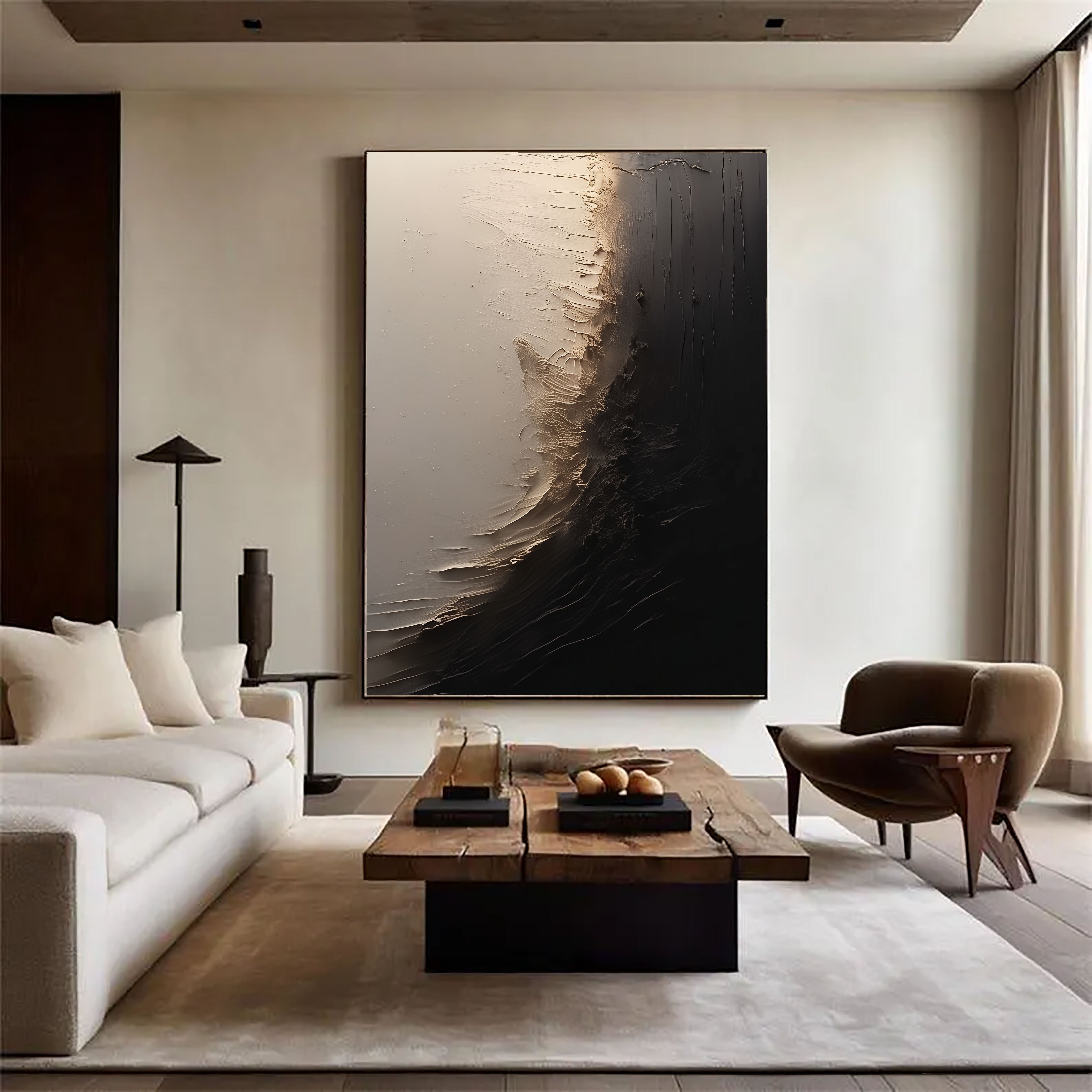 Textured Metallic Drama | Dark Gold